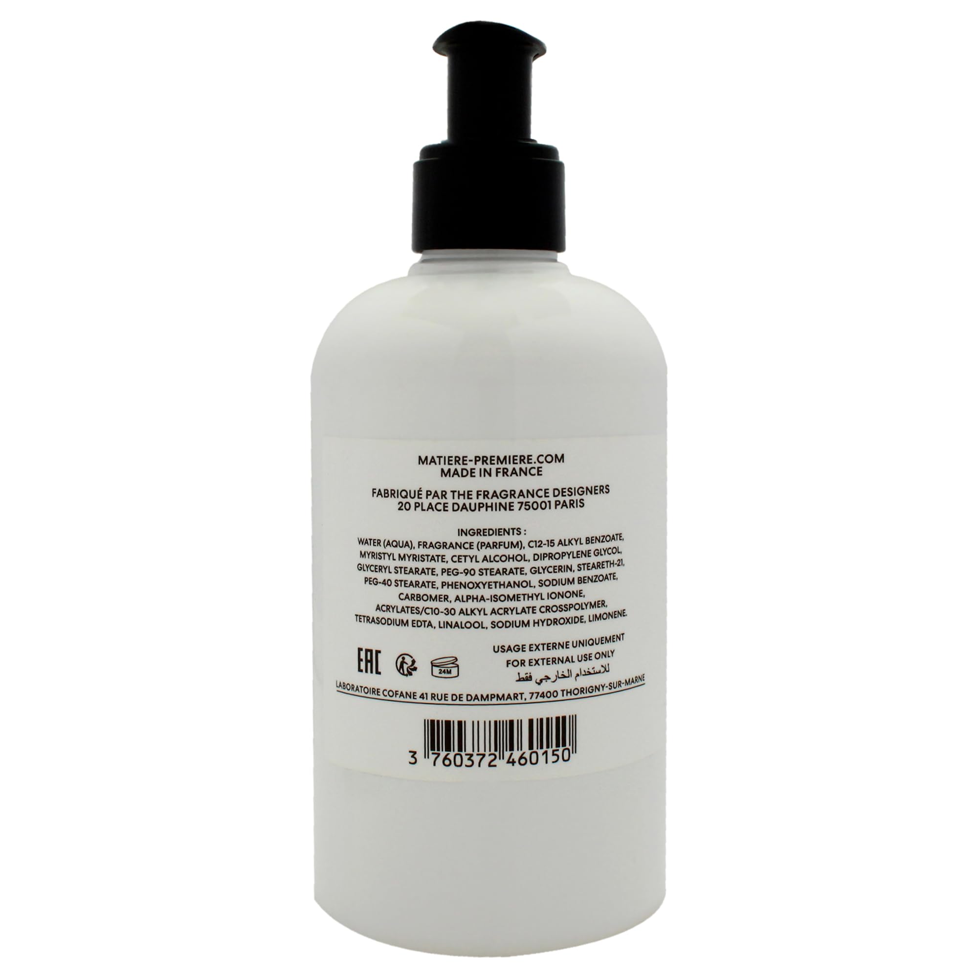 Hand and Body Lotion - Crystal Saffron by Materiere Premiere for Unisex - 10,14 oz Body Lotion