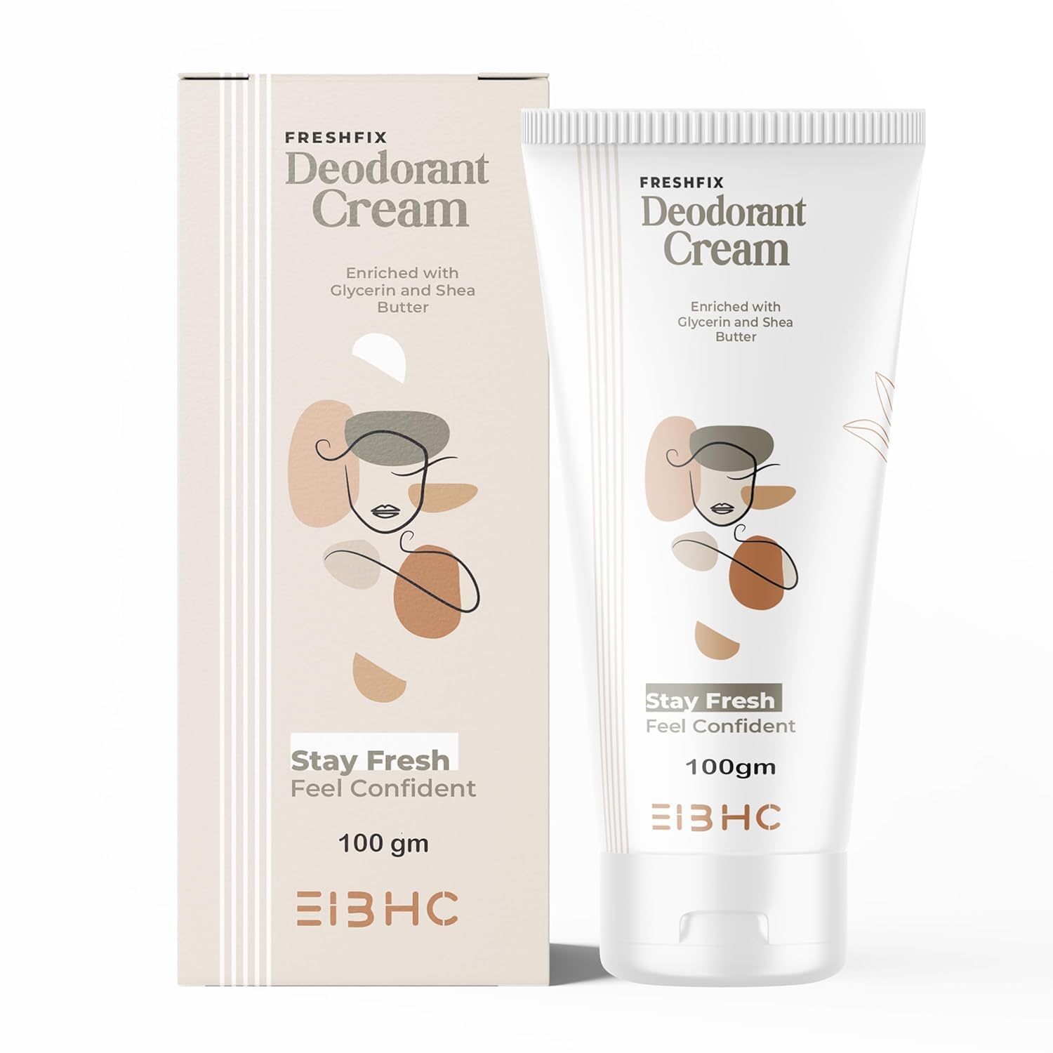 Deodorant Cream 100g | Natural & Long Lasting | Aluminum Free Deodorant for Men & Women | Sweat & Odor Control | Skin-Friendly | Organic Herbal Deo Cream for All Skin Types | No Stain, Non Sticky Formula-picture-10