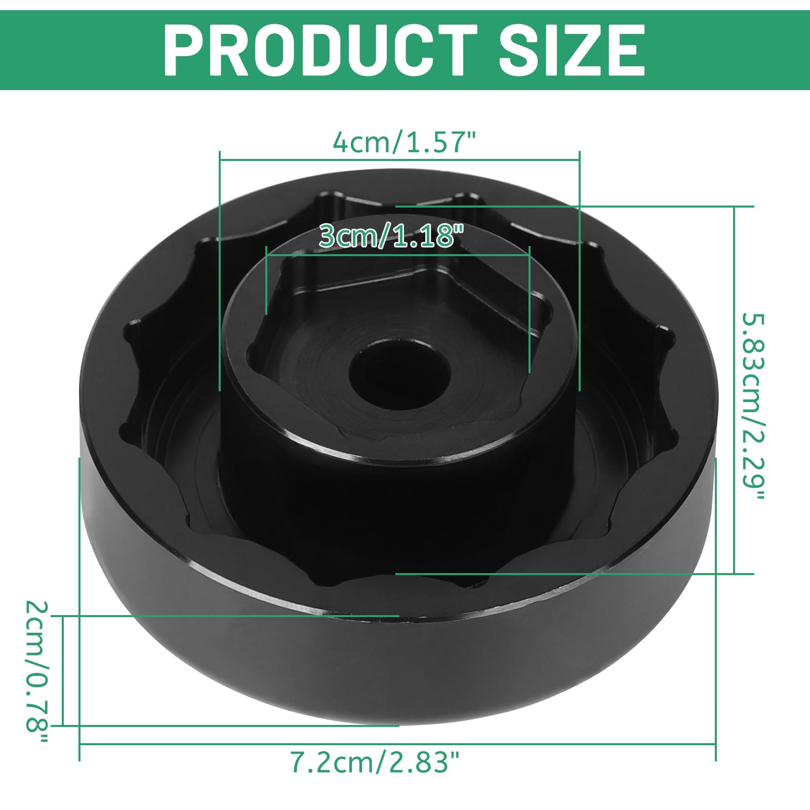 DBREAKS Klucz nasadowy do kół przednich i tylnych do Ducati 1098 1198 1199 Multistrada 1200 1260 Diavel (30 mm + 55 mm)