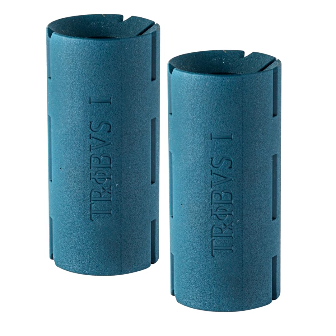 Tribus Thick Grips for Barbells Dumbbells | Thick Dumbbell Grips | Extreme Arms & Forearms Builder - Grip Strength