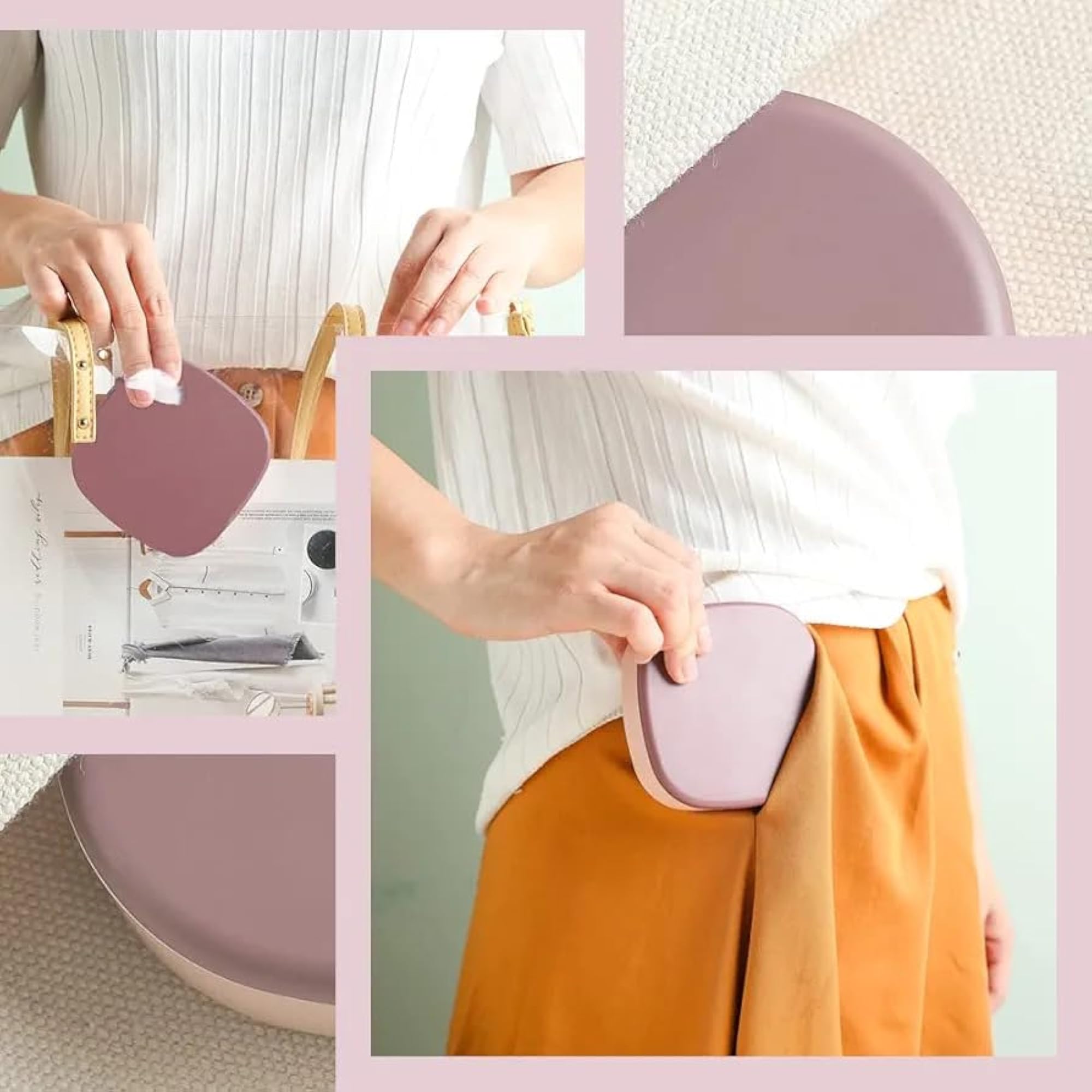 Mini Portable Jewelry Storage Box with Mirror