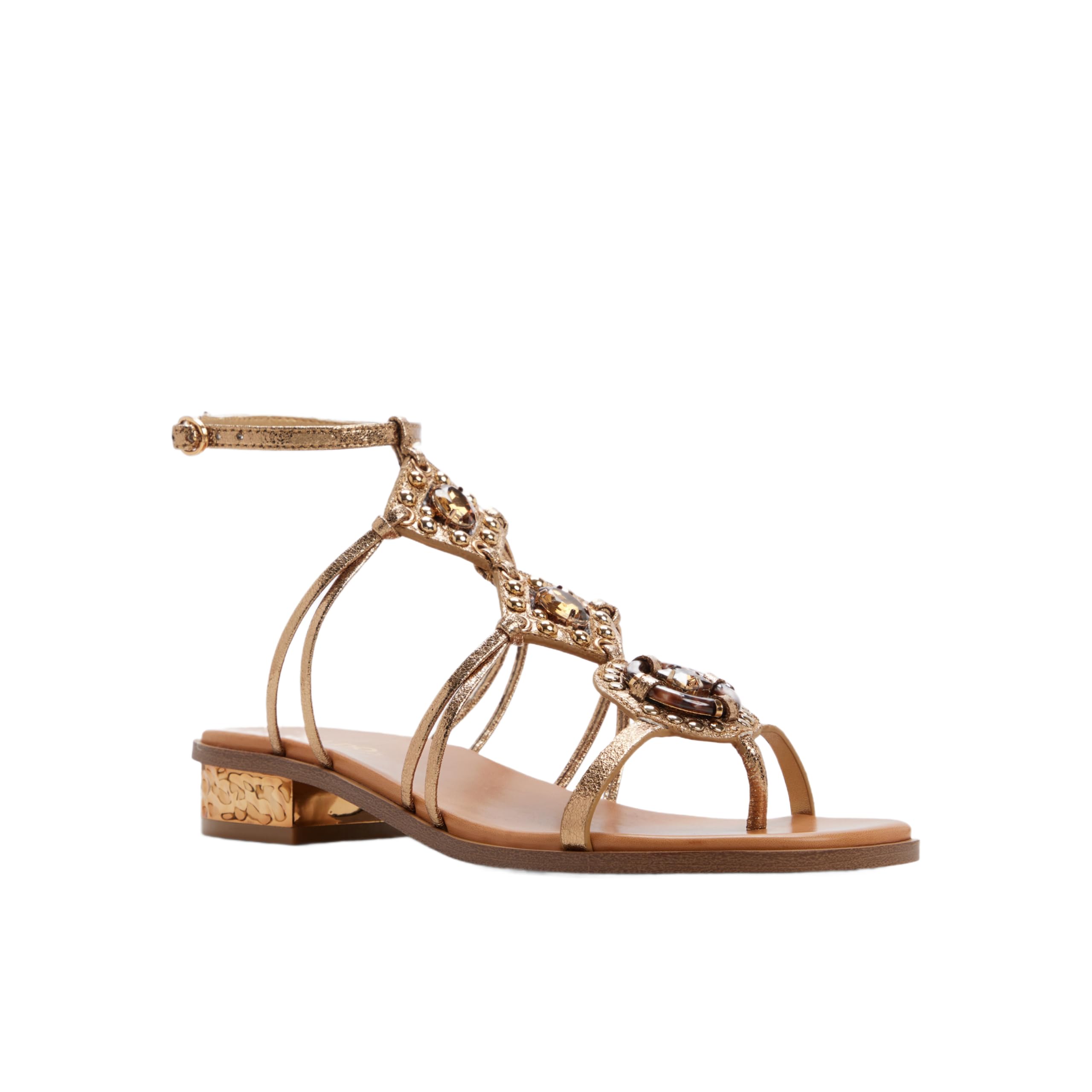 aldo SANDJEWEL-B Women's Gold Sandals-picture-1