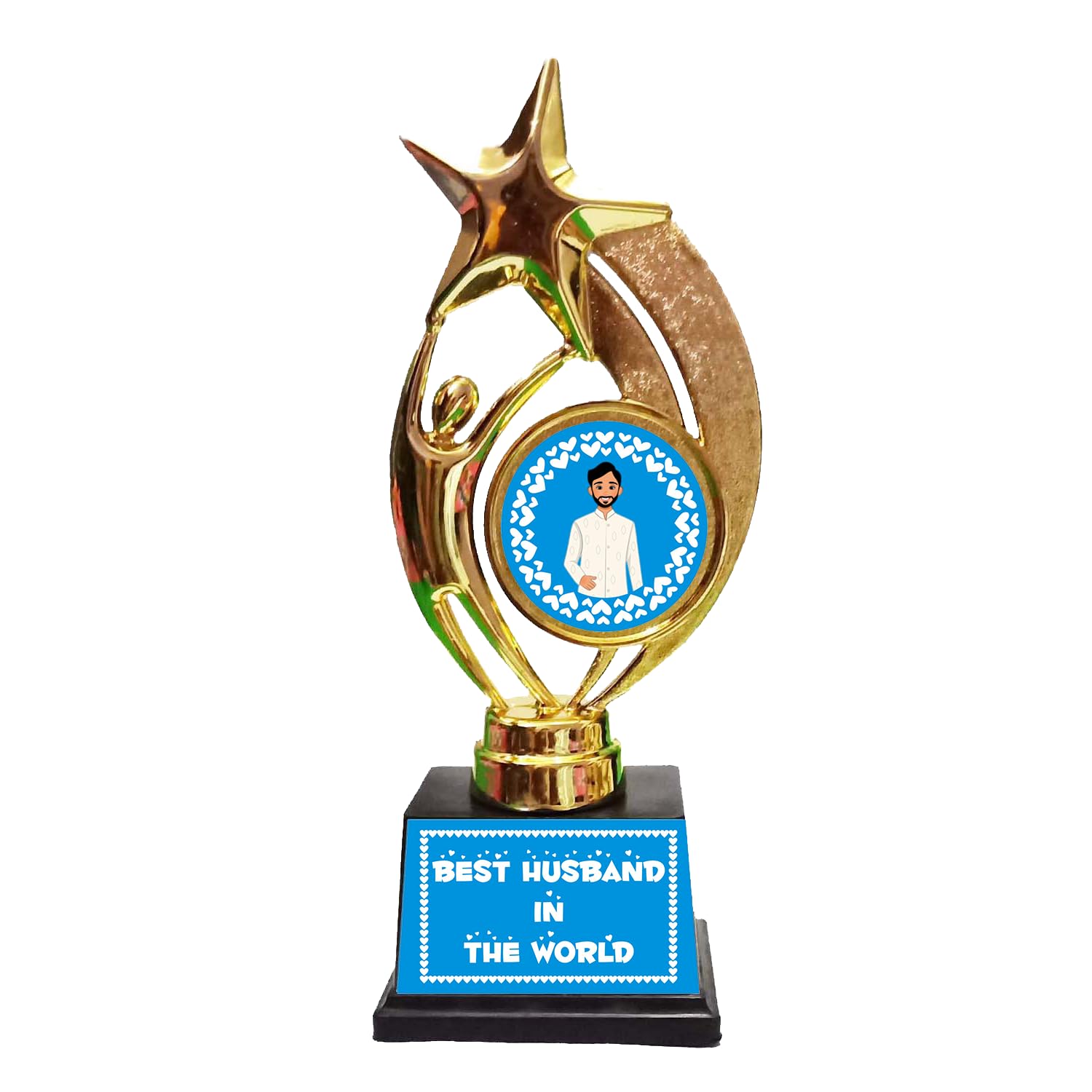 Birthday Gift for Husband Unique Special Love Best Husband in The World Trophy Memento Award, Gift for Wedding Anniversary to Husband, Birthday Gift for Hubby-picture-17