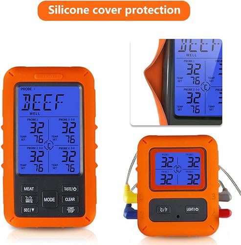 Miniatura 5 de Termómetro digital de carne TS-TP40 con pantalla LCD grande para horno de barbacoa de cocina