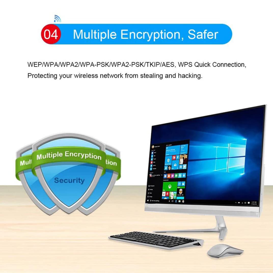 Adapter USB WiFi 2.4G + 5.8G 1200Mbps Dwuzakresowy bezprzewodowy adapter anteny internetowej Dongle Karta sieciowa/200