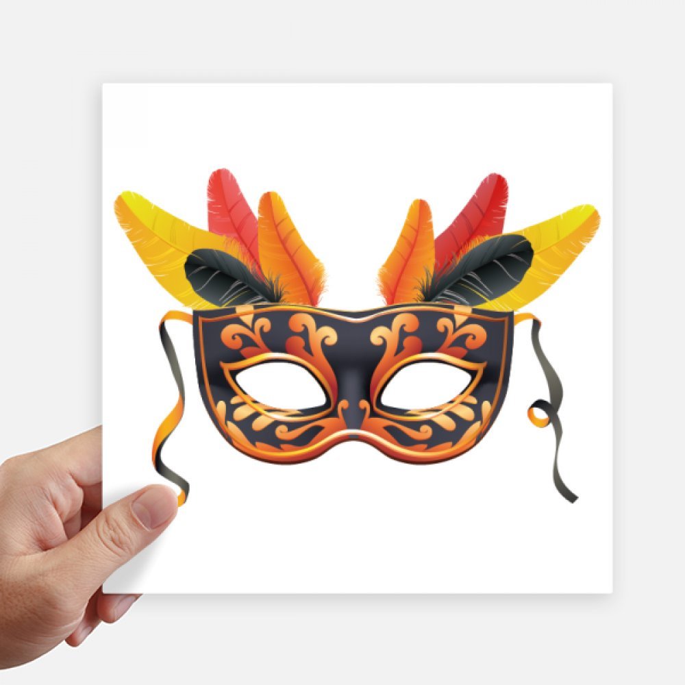 Stickers de Carnaval de Venecia DIYthinker de 20cm para pared y maletas pack de 4