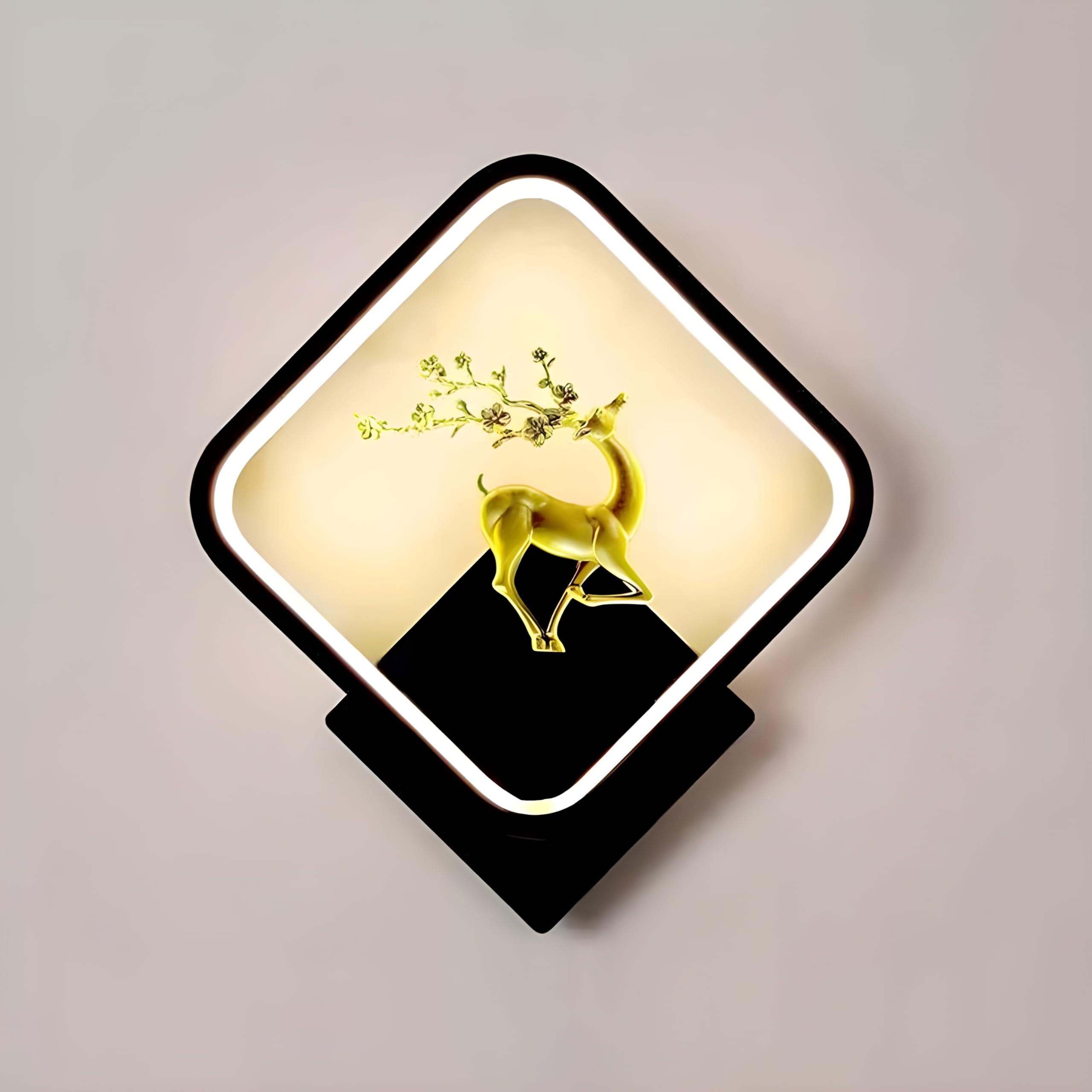 twixle Aluminium Home Decor LED Fancy Wall Light, Night Lamp, Decorative Lamp, Wall Hanging Lights for Bedroom, Living Room, Warm White + Natural White + Cold White (B0DGRN66KT) Amazon Price History, Amazon Price Tracker