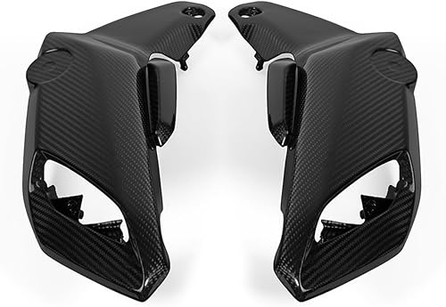 Compatible con Yamaha compatible con MT07 FZ07 2018 2019 2020 de fibra de carbono superior delantera lateral cubierta de ventilación de aire carenado disponible en Yaxa Peru