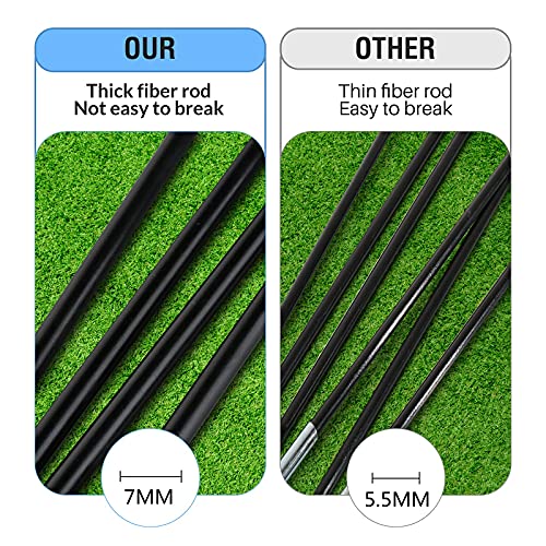 Soccer Goal Kids Soccer Net For Backyard Set Of 2 - Size 2.9'X2.4' Portable Pop Up Practice Mini Soccer Goals With Carry Case - Lightweight And Foldable - Ideal Soccer Net For Kids Age 1-8 #TOP4