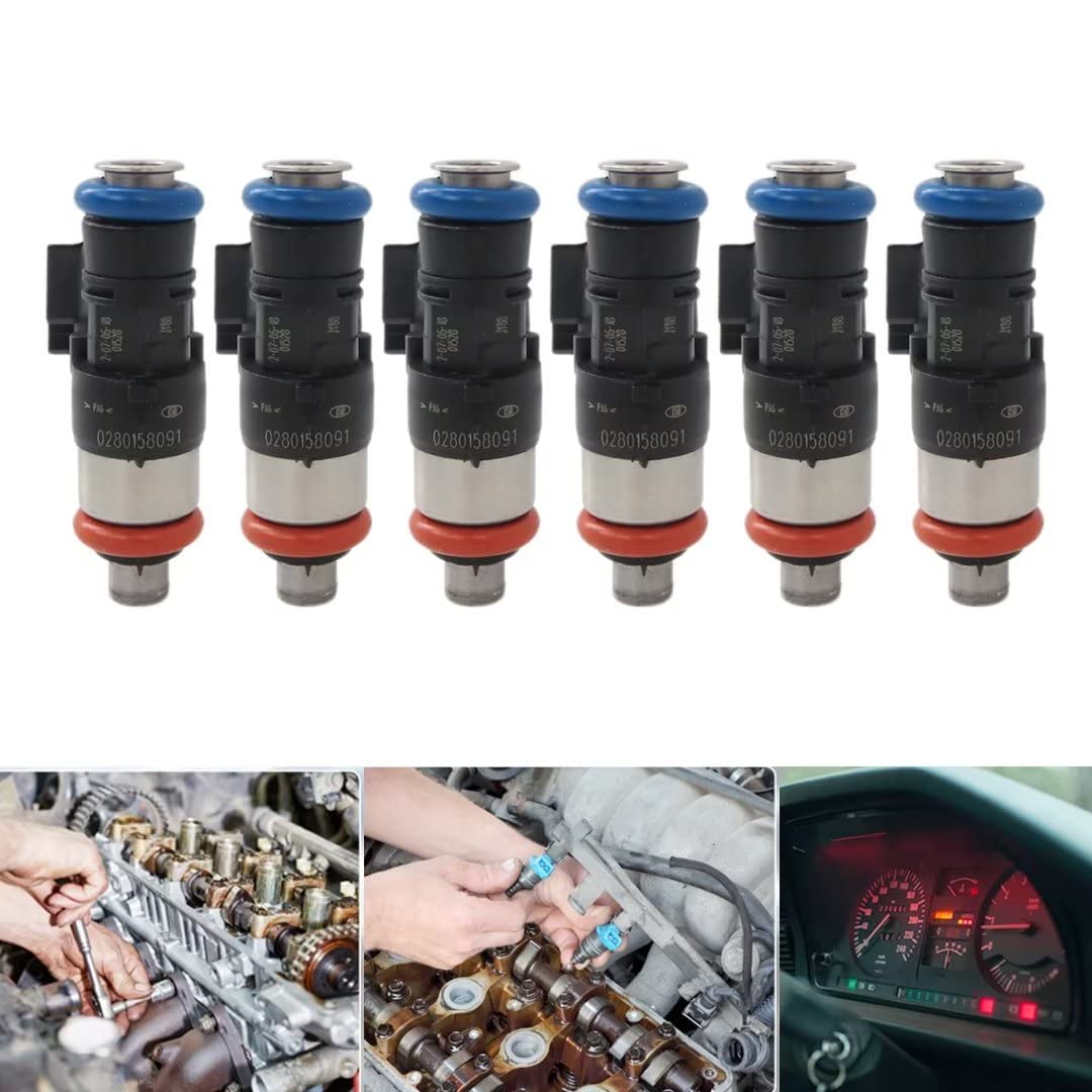 Amazon.com: Gxcdizx 6pcs New 4 Holes Fuel Injectors 0280158077 