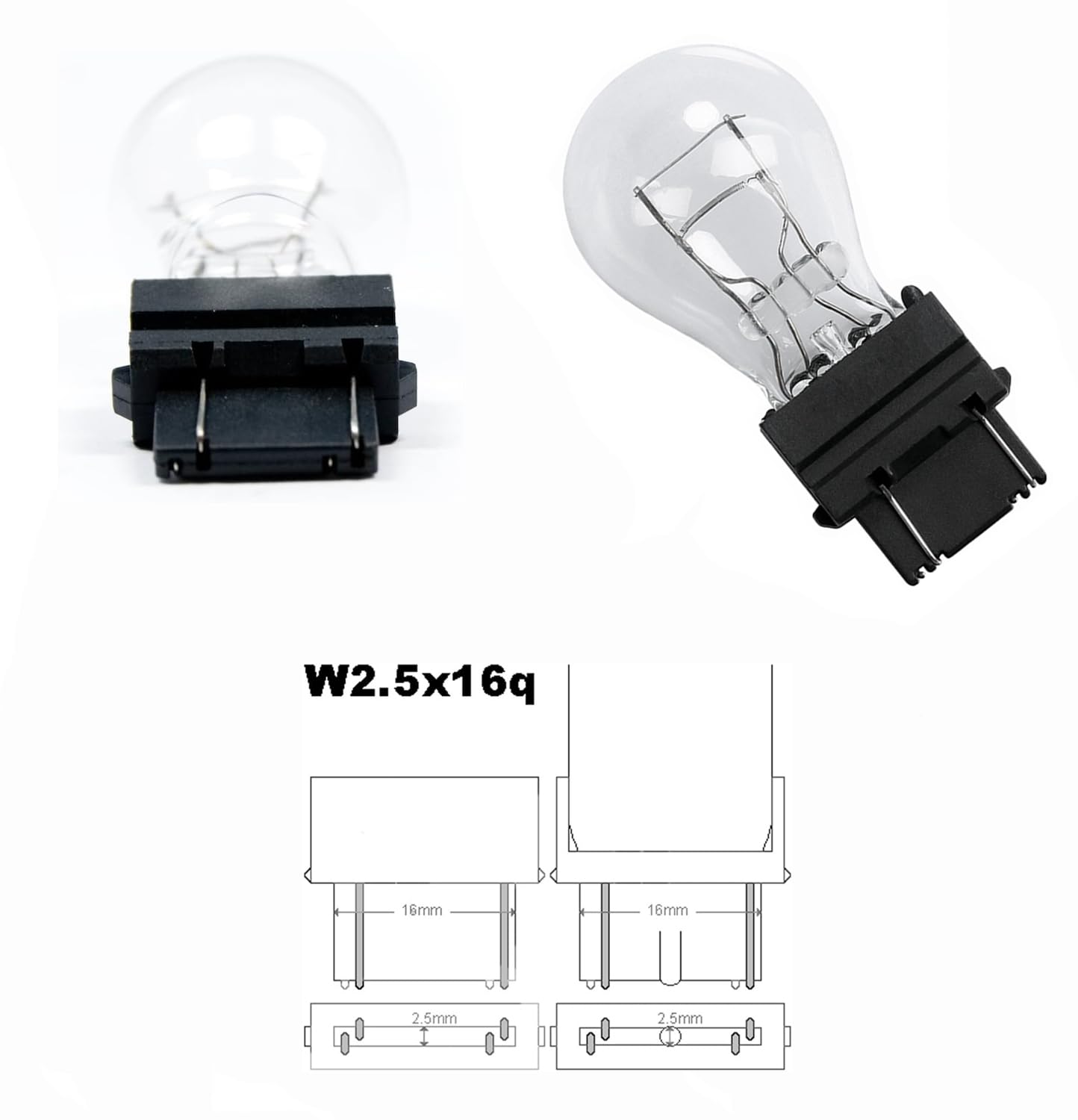 10 X P27/7 Lampadina 12 Volt 27/7 Watt W2,5x16q P27/7W - Foto 4