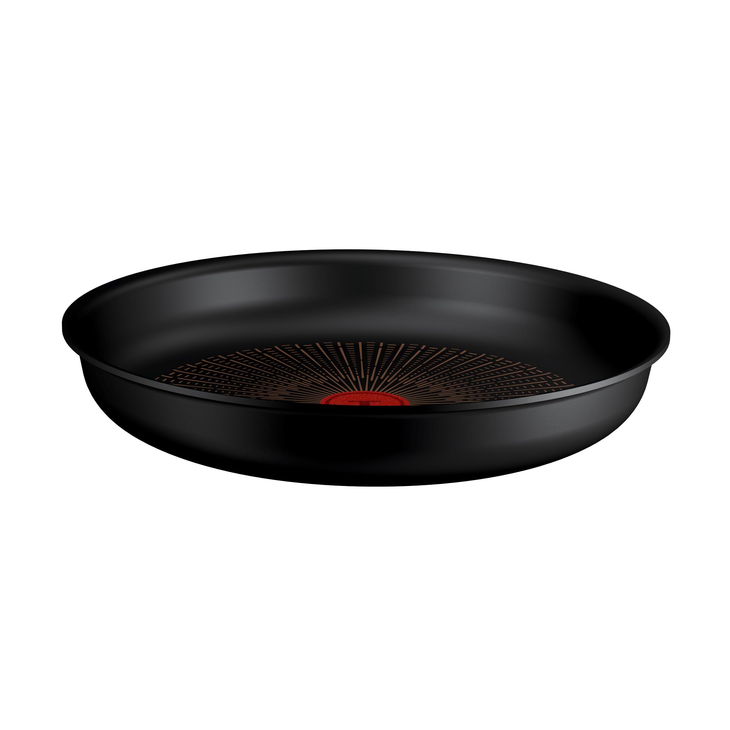 Tefal Ingenio Excellence Fusion Bratpfanne 28 cm, Fusion Core Antihaftversiegelung, stapelbar, platzsparend, Thermo-Signal, für alle Herdarten, mühelose Reinigung, Schwarz, P0050653