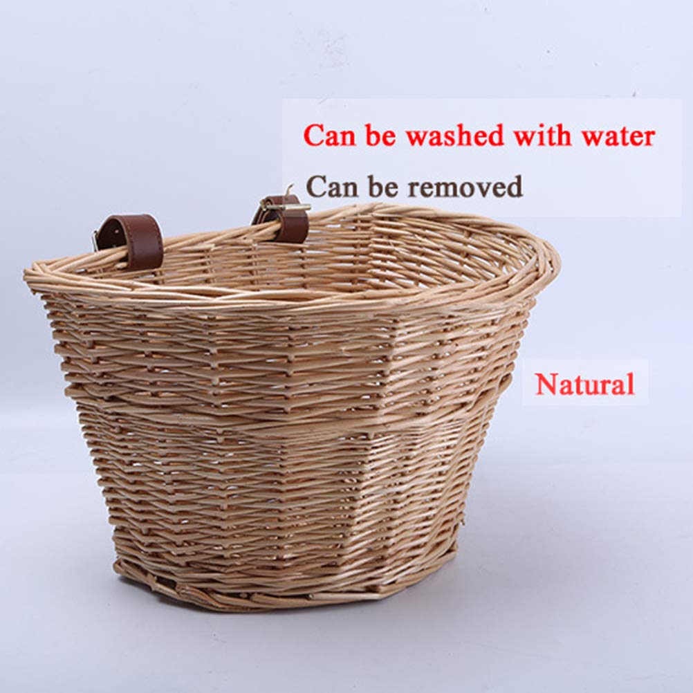 Cestino Per Bici In Vimini - Carico Anteriore, Regolabile, Per Beach Cruiser E Bici Elettriche - Foto 7