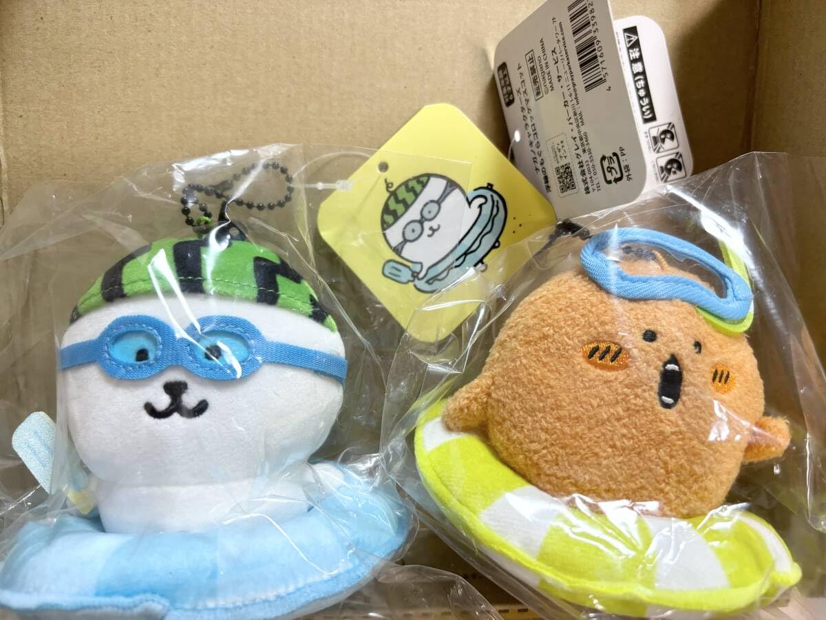 ナガノマーケット ナガノのくま 蚊 マスコット カラー 浮き輪 スイカ