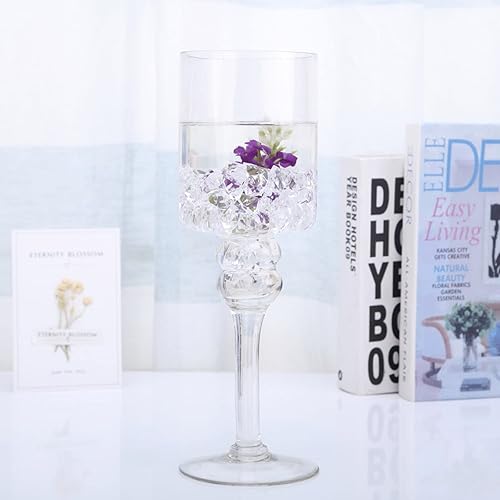 Miniatura 8 de Efavormart - 300 piezas de cristales de hielo acrílicos transparentes grandes para decoración de banquetes y eventos