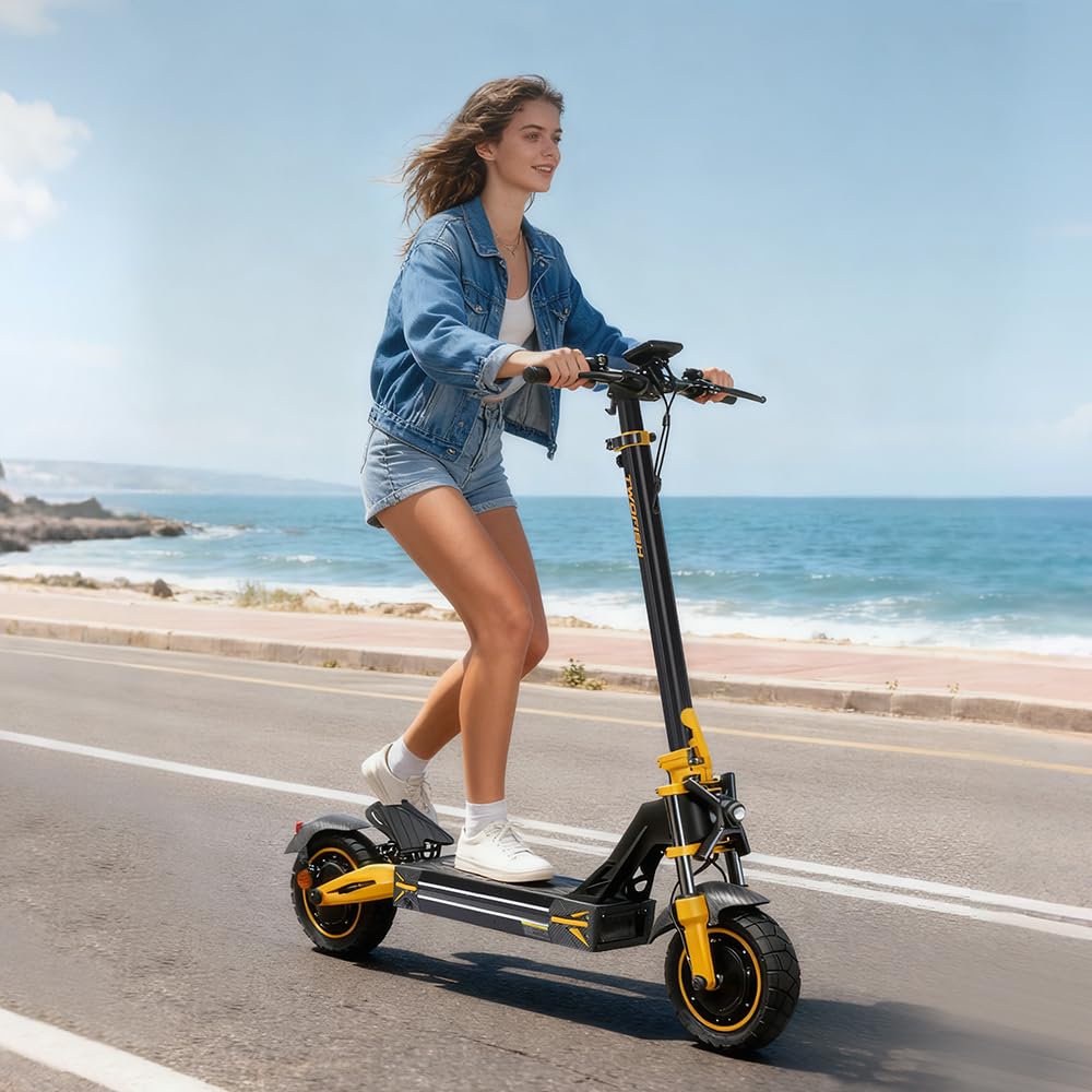 TW3PRO Monopattino Elettrico Doppia Trazione, 52V 23Ah, 45-55Km Autonomia | Limite Di Velocità Sbloccabile, Display Ad Alta Definizione, Pneumatici 11", Sblocco NFC, Doppia Sospensione&Freno a Disco