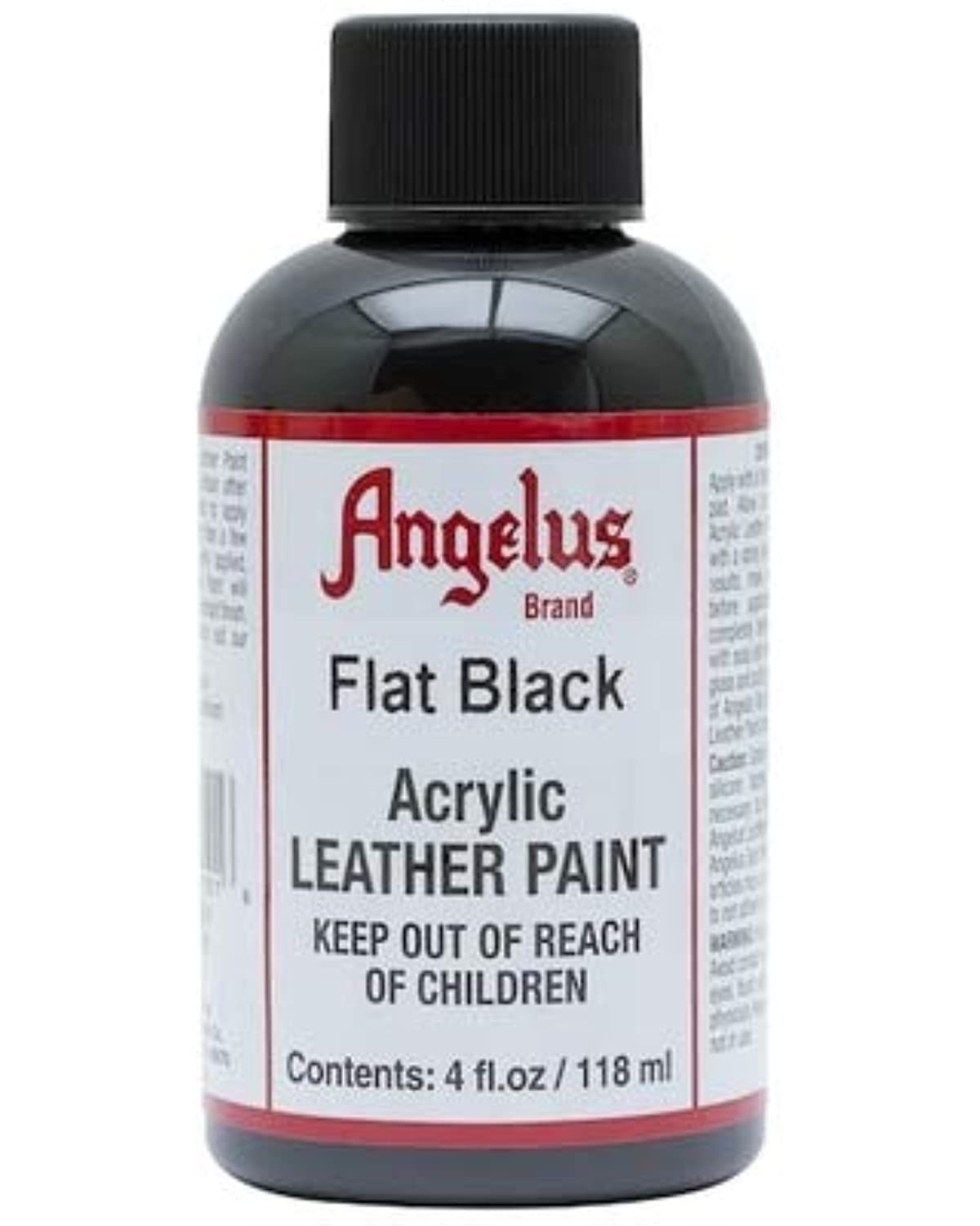 Leather Paint (4oz, Flat Black)