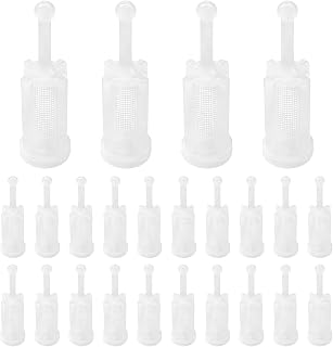 24 PCS HVLP Gravity Spray Gun Filters, 100 Micron HVLP Spray Gun Paint Strainers with Fine Mesh, Disposable Paint Filter Fits Most Gravity Feed Sprayer, Car Accessories