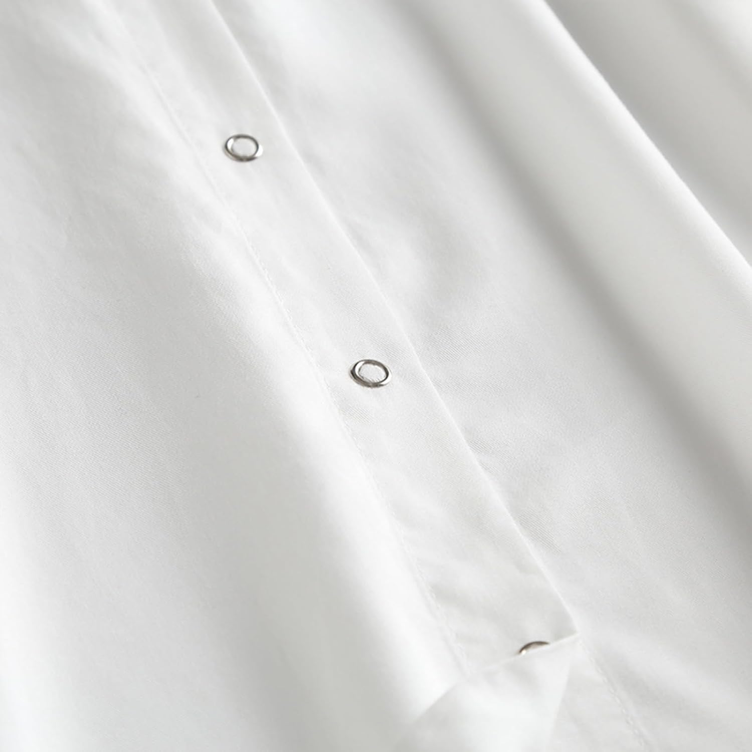 Women’s Soft Casual Short Sleeve Snap Front Blouse Shirt - Image 5