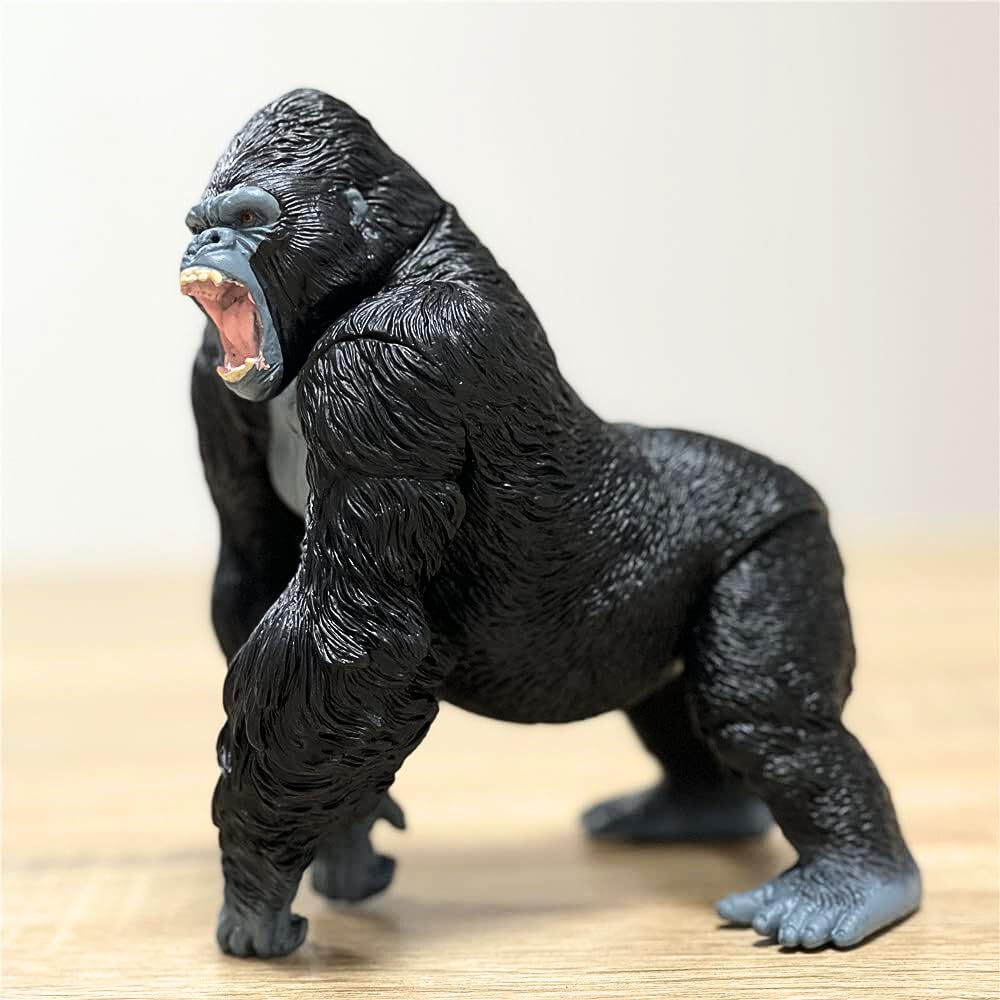 FUNFOB Gorilla King Kong Toys Action Figure Toy Height- 18cm PVC Plastic Material | Gorilla Black-image-22