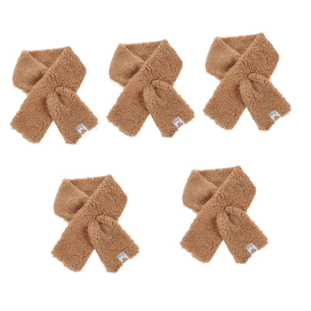 5St Schal weihnachten weihnachsgeschenk weihnsgeschenke weihachtsgeschenk Winteraccessoire weihnachtsgeschenke für kollegen Winterreisen warme Handschuhe Plüsch Khaki