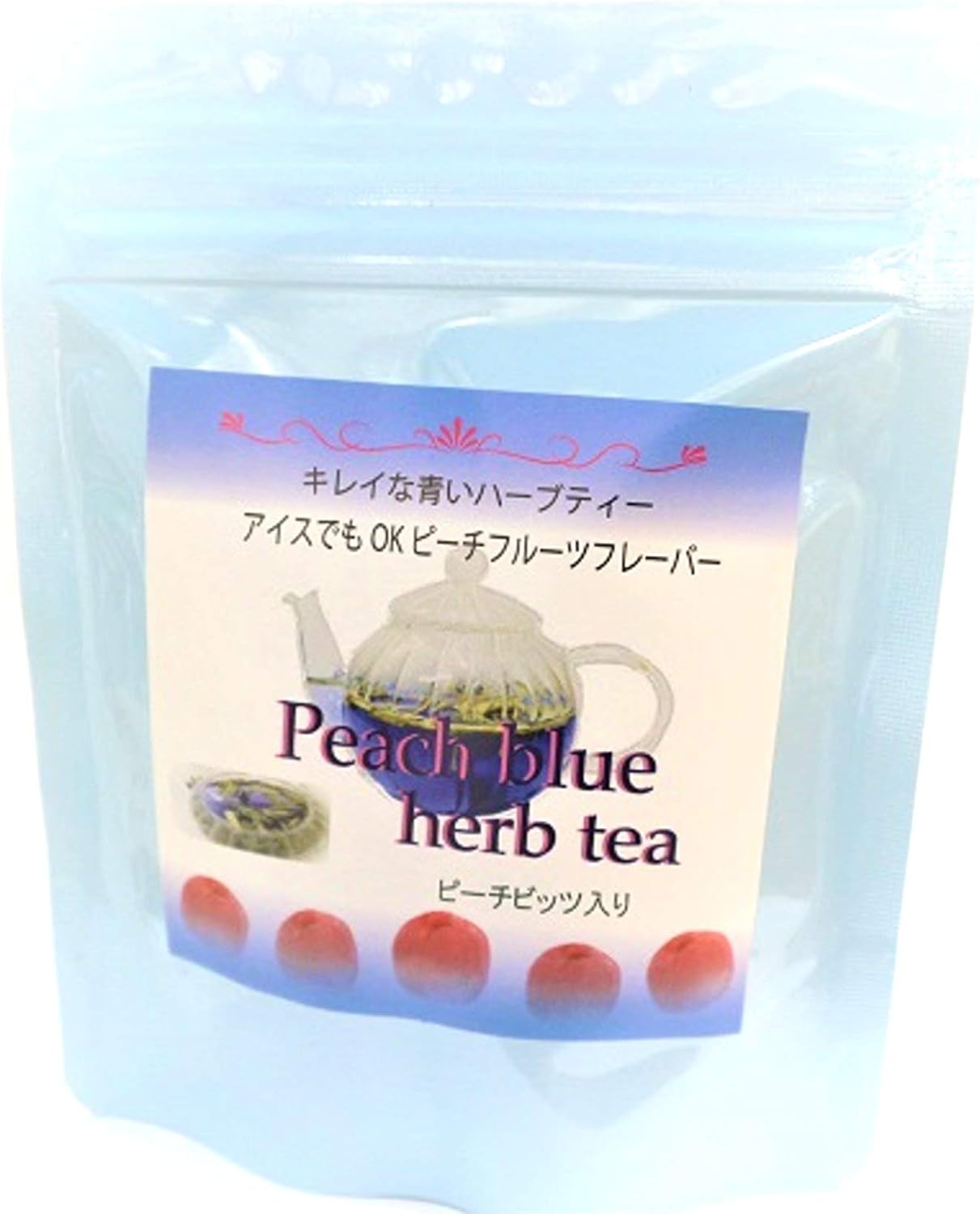 フルーツ ハーブティ サマー ブルー 茶葉 トロピカル ピーチ フレーバー ピーチ ピーチ Cafe Du Jardin Com