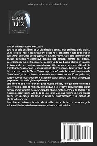 LA MAGIA DE LUX DE ROSALÍA: Significado y contexto de cada canción