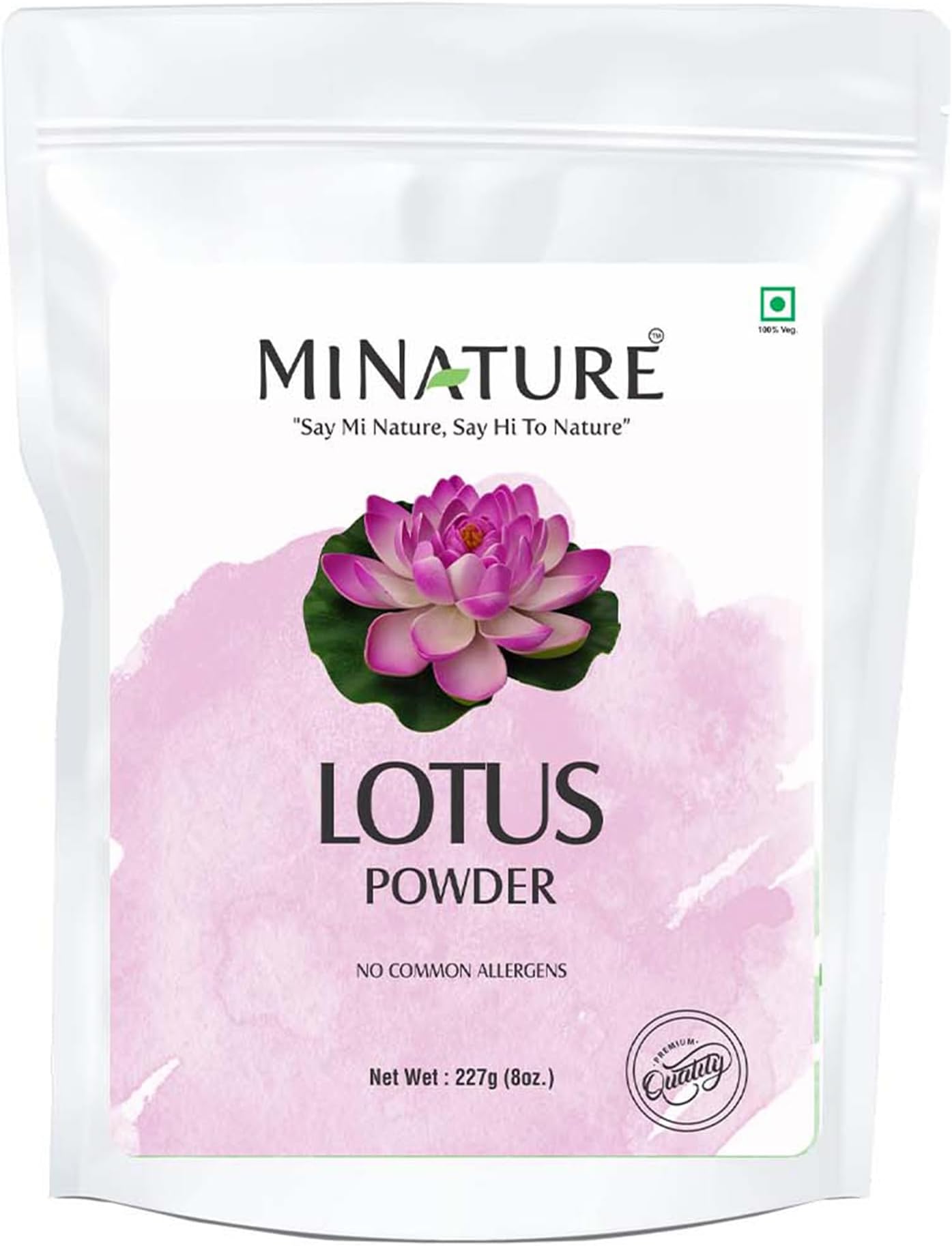 Lotus Powder | Flower Petal Powder | Nelumbo nucifera | | 100% Natural | Face Pack | Flawless Skin |227g (8 oz)