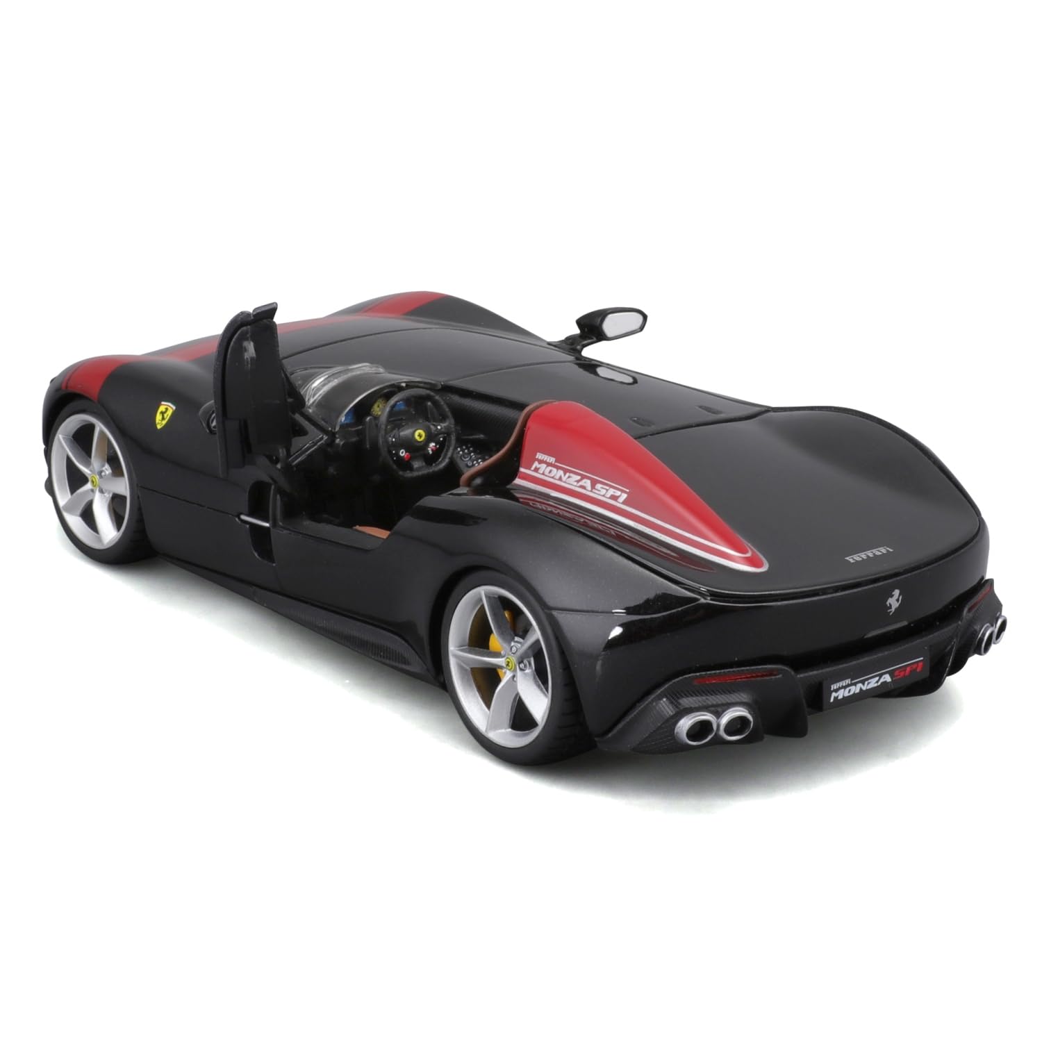 Amazon.com: Bburago Ferrari Monza SP1 Black 1:24 : Toys & Games