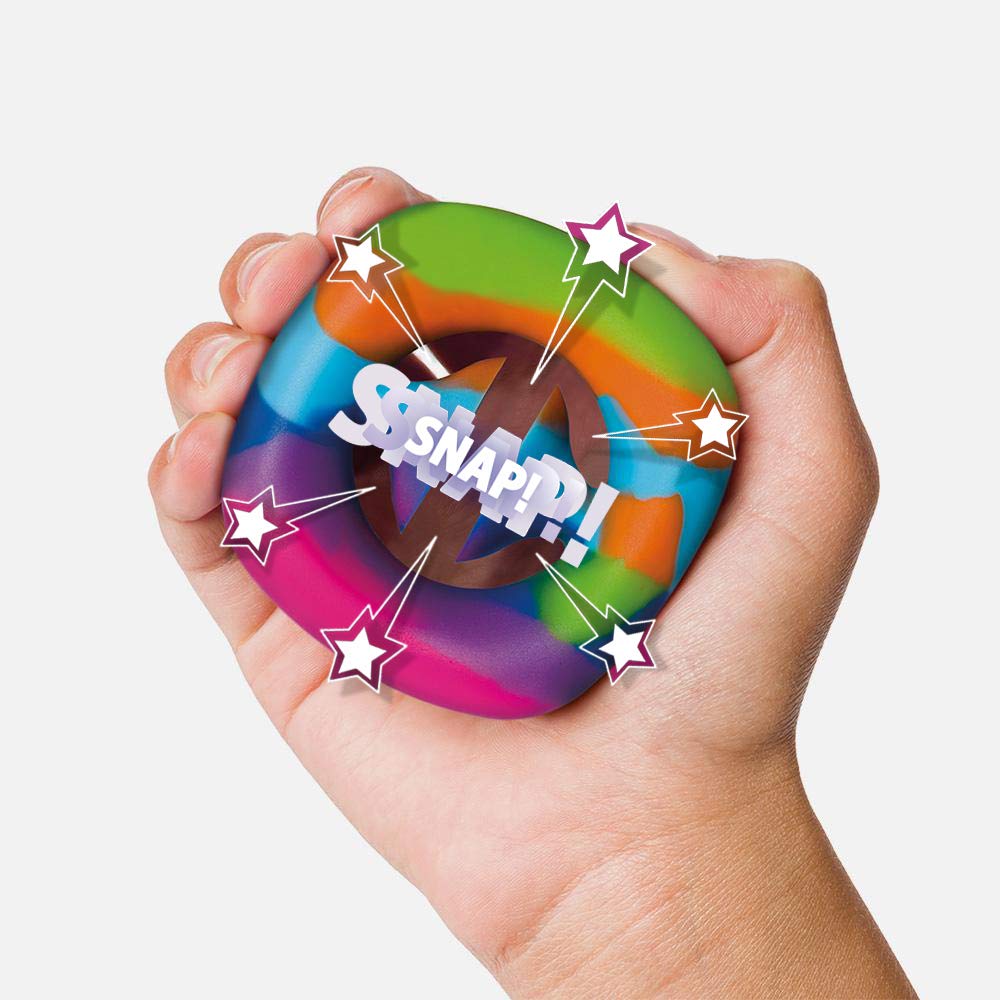 Bonkey Rainbow Fidget Snappers Toy, Squeeze, Grab, Snap, Sensory, Party
