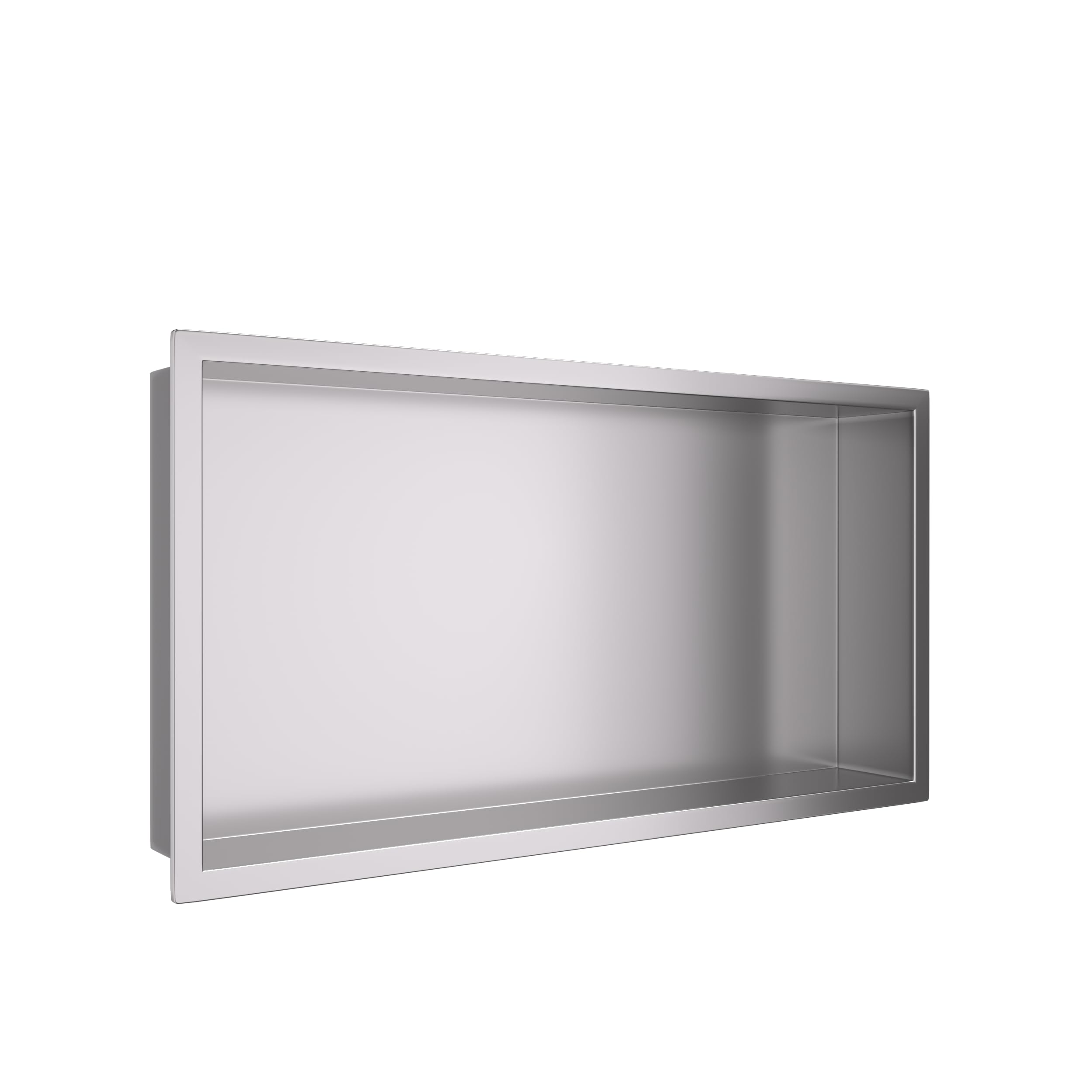 Wall-Box ONE Nicho de ducha de pared para el baño Nicho de ducha de acero inoxidable 90x30x10cm, Nicho impermeable para utensilios de baño, Sin azulejos, Instalación de nicho flexible