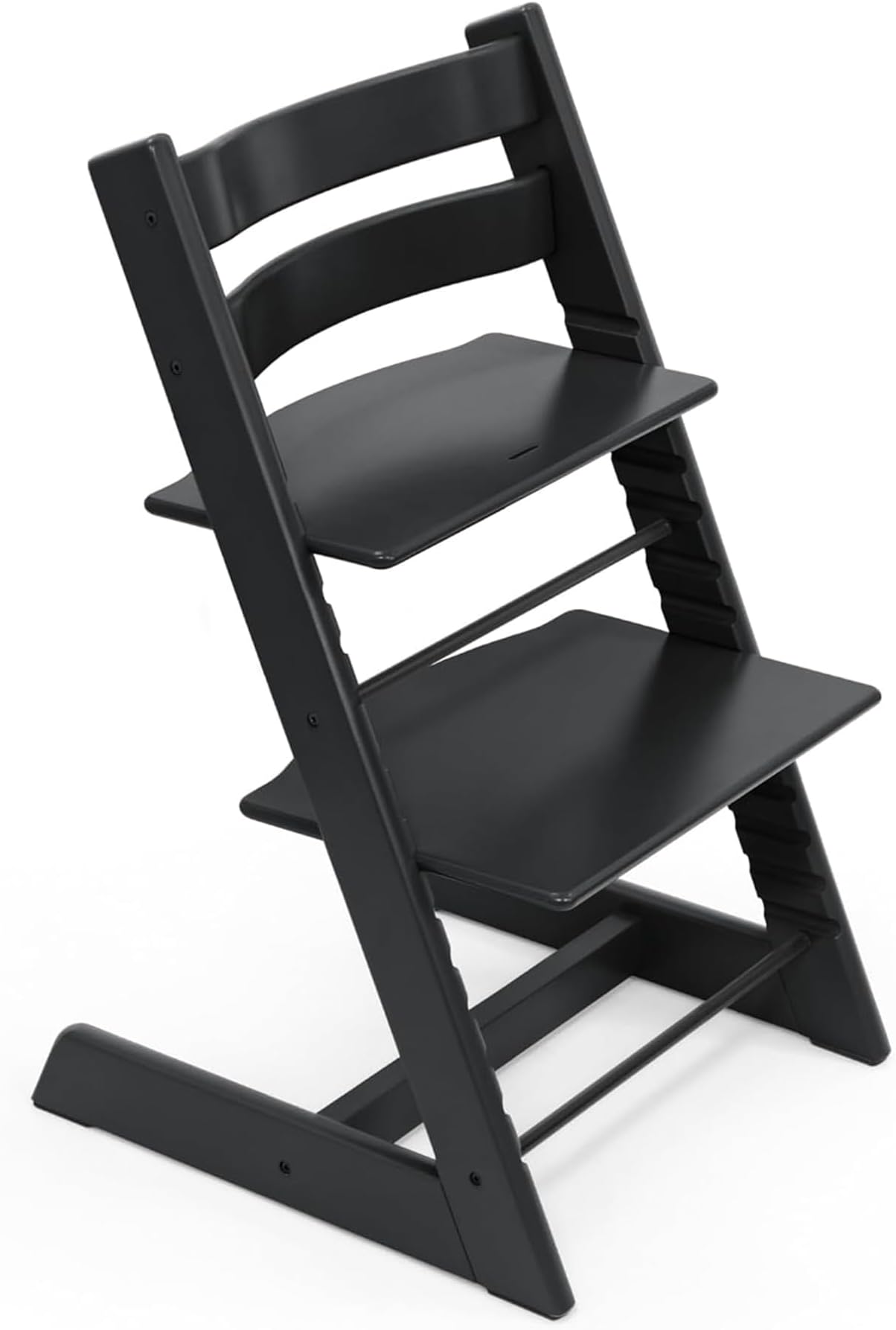 Stokke Tripp Trapp Chair , Black - Adjustable, Convertible Chair for Toddlers, Children & Adults - Convenient, Comfortable & Ergonomic - Classic Design