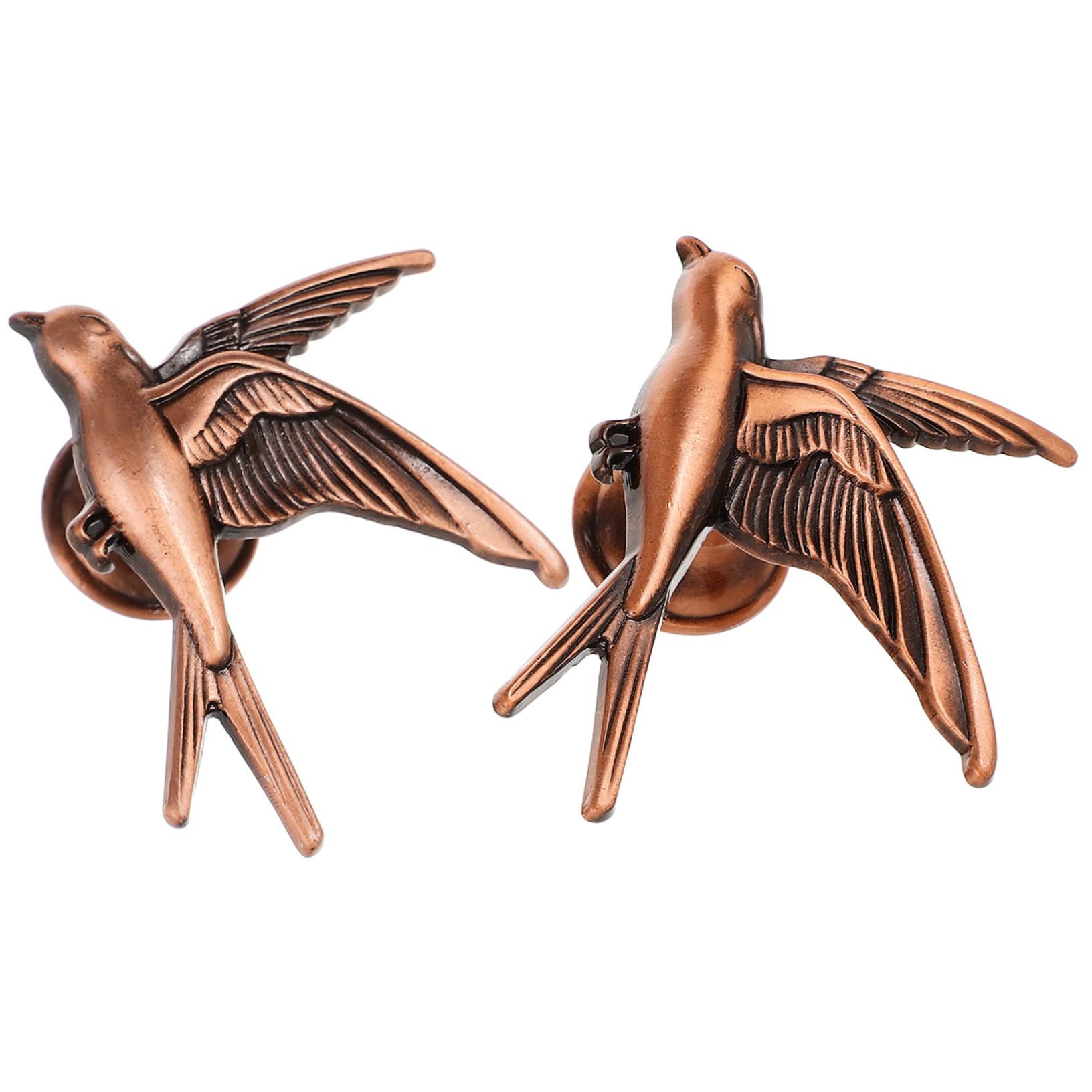 Angoily 4 Set Di Maniglie Per Cassetti Moderne Pomelli Per Mobili in Metallo Design A Forma Di Per Soggiorno 2 Pezzi*4