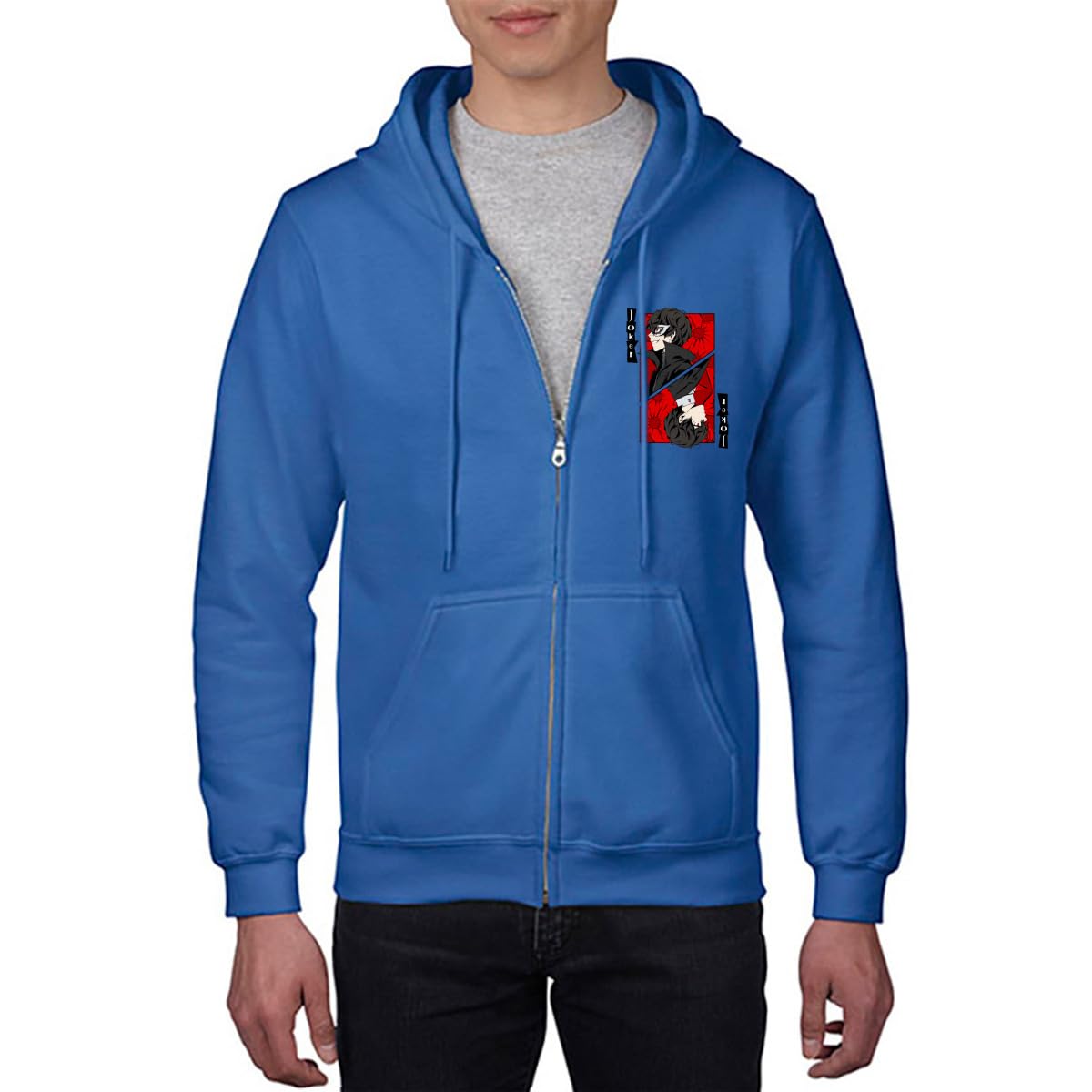 Amazon.co.jp: ペルソナ5 パーカー メンズ ジップパーカー フルジップ