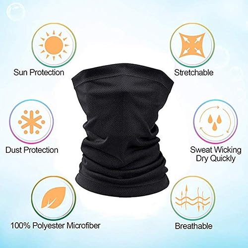 Miniatura 2 de YEKEYI - Funda protectora para la cara de verano, protección UV, bufanda para la cara, cuello, polaina, pañuelo mágico, protector solar,