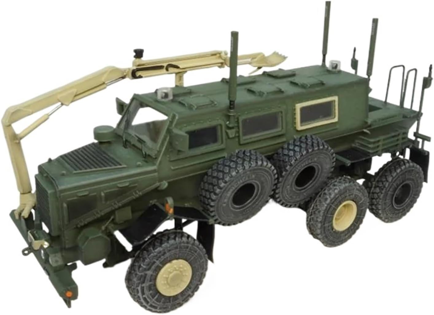 Realistic Tank 1:72 Scale for Army Engineer Force Field Tank Model Kit Static Die Casting Collectible Ornaments Static Tank Model