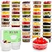 HomeNative Leakproof Plastic Food Storage Container with Lid, 8.5 oz., Pack of 50