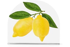Lemon Napkin Holder, Refreshing Kitchen Decor