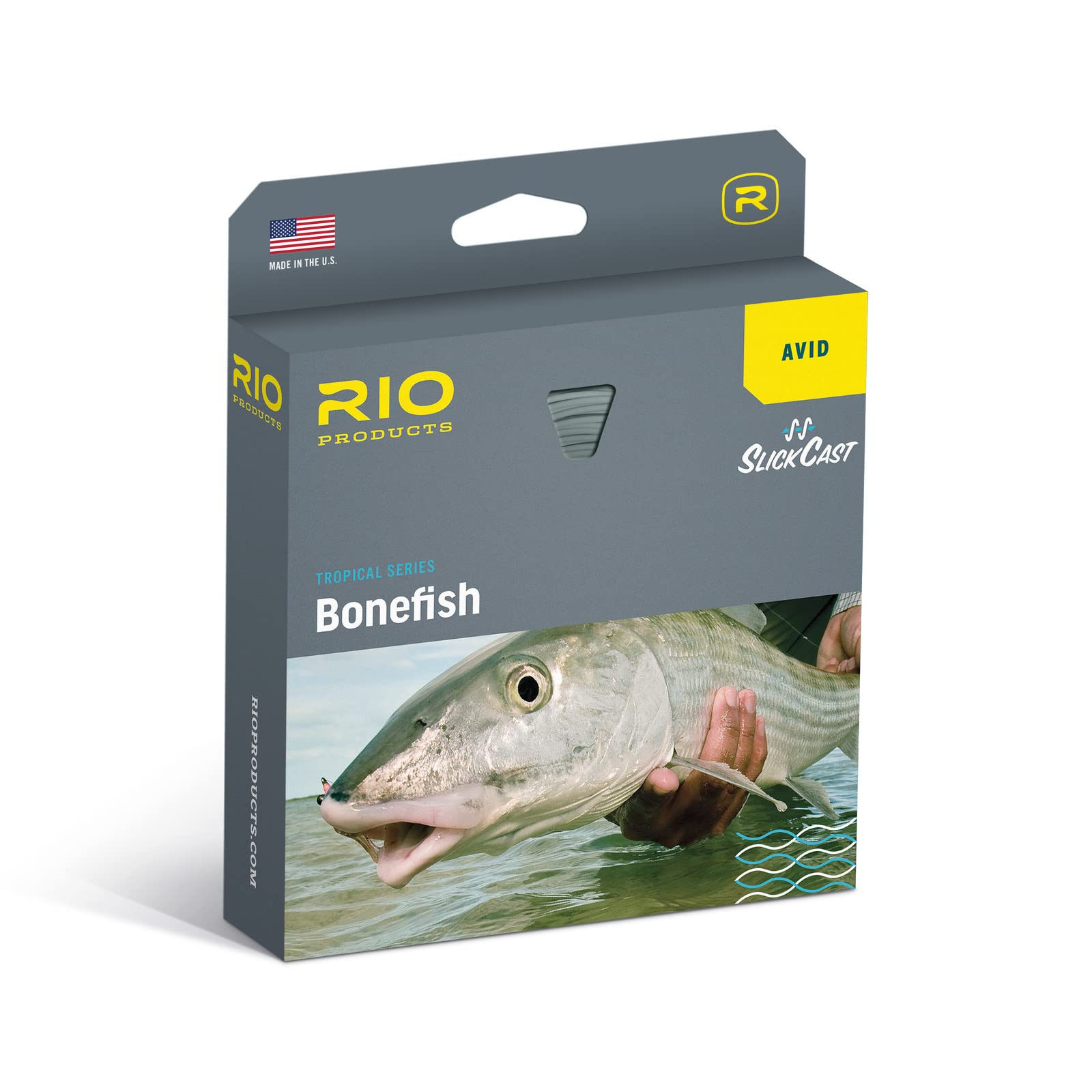 RIO Products Avid Saltwater Fly Line, SlickCast Easy Casting, Tropical Series, Bonefish & Tarpon