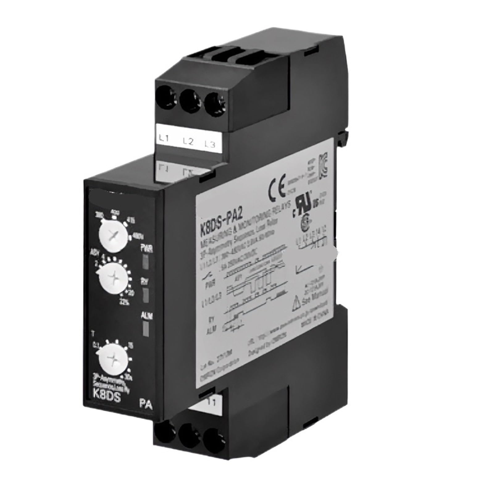 Relais triphasé K8DS-PM2 moniteur de perte de phase et asymétrie réseau K8AK
