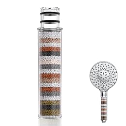 SR SUN RISE Shower Filter for Handheld Shower Head, 1 Pack Replacement Filters for Hard Water Remove Chlorine and Harmful Substances Only Fits SR SUN RISE Shower Head