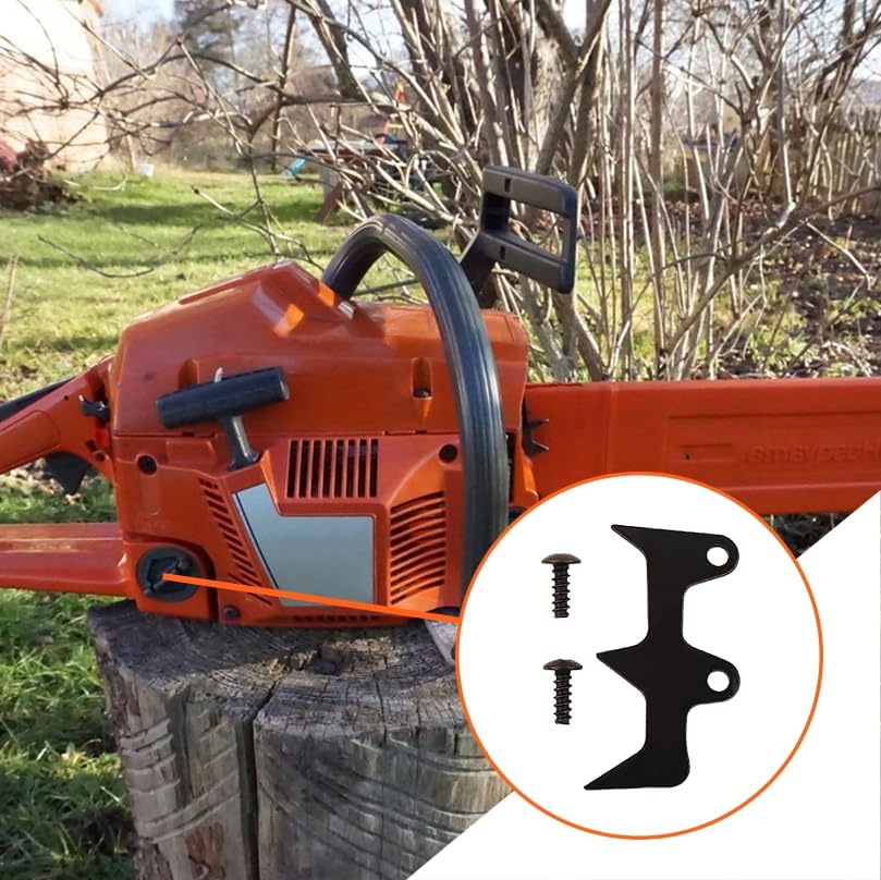 Miniatura 6 de Bucking Spur Spike para motosierra Husqvarna 36 41 136 137 141 142 Pieza de repuesto, espiga de parachoques, tornillo.