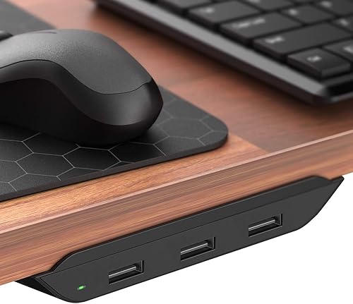 Estación de alimentación de escritorio USB multipuerto QC3.0 con alimentación USB Hub de carga rápida de 3 puertos montado en el escritorio cargador