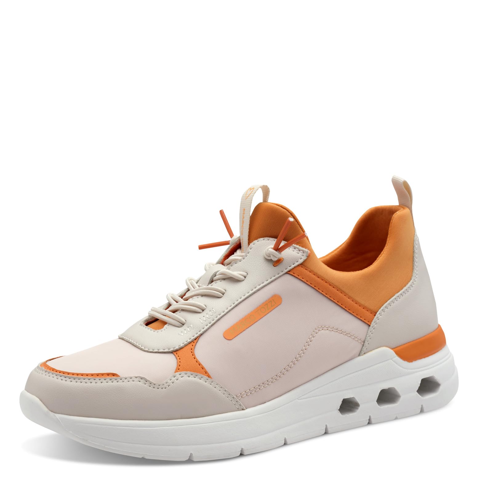 MARCO TOZZI Women's Damen Sneaker 2-23768-44, Cream Comb, 3.5 UK