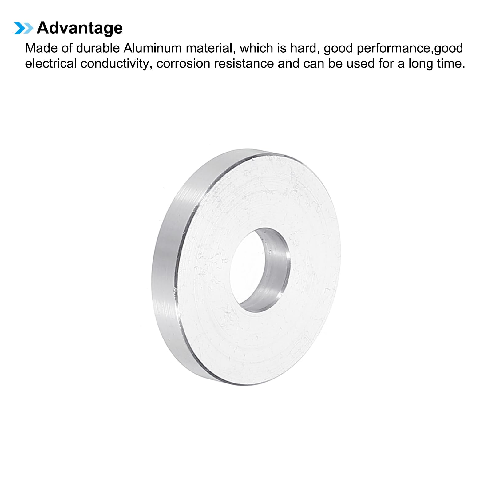 PATIKIL M8 Aluminum Spacers, 6pcs 5/16" x 1" Round Metal Spacers for 5/16 or M8 Screw Bolts - Image 4