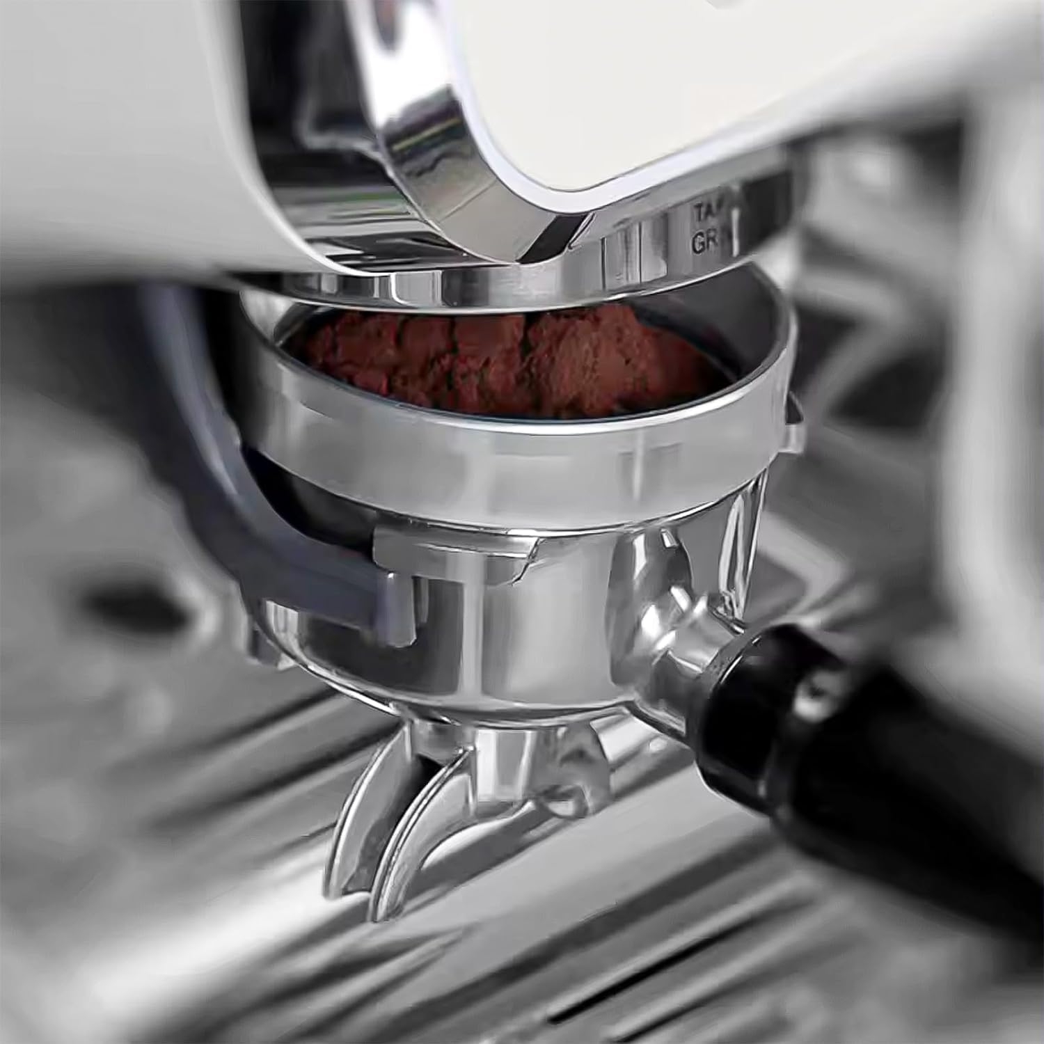 Koffie doseerring, 58 mm, espresso doseertrechter, zeefhouder, accessoires, aluminiumlegering, doseertrechter, magnetische zeefhouder, doseerbeker, zeefhouder, trechter, precies vullen koffiepoeder