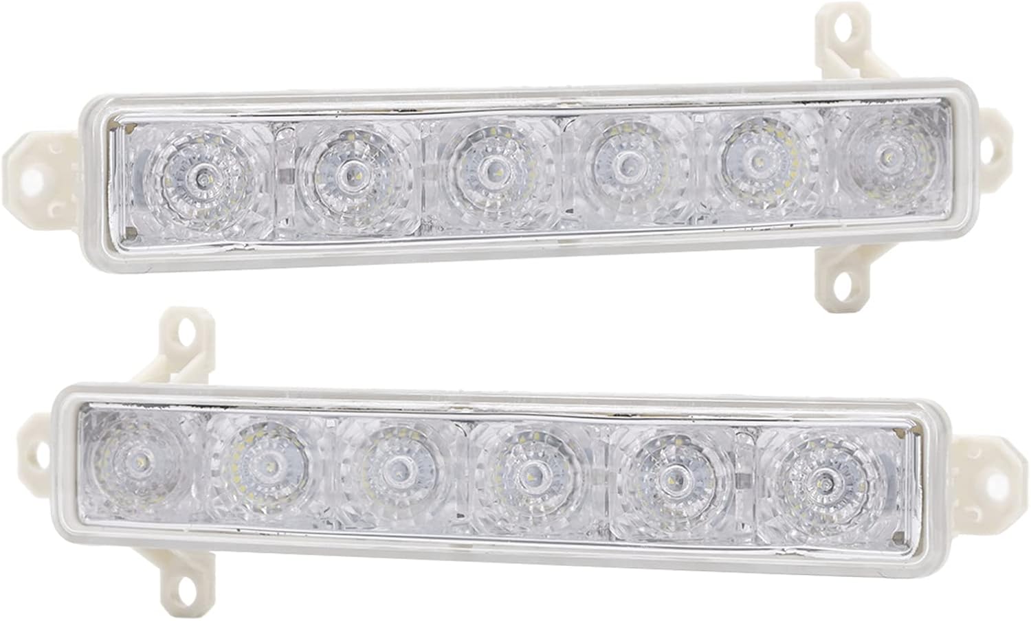 Car Daytime Running, 2PCS Car Daytime Running Light 5520280 6 LEDs Heat Replacement For 308S 408