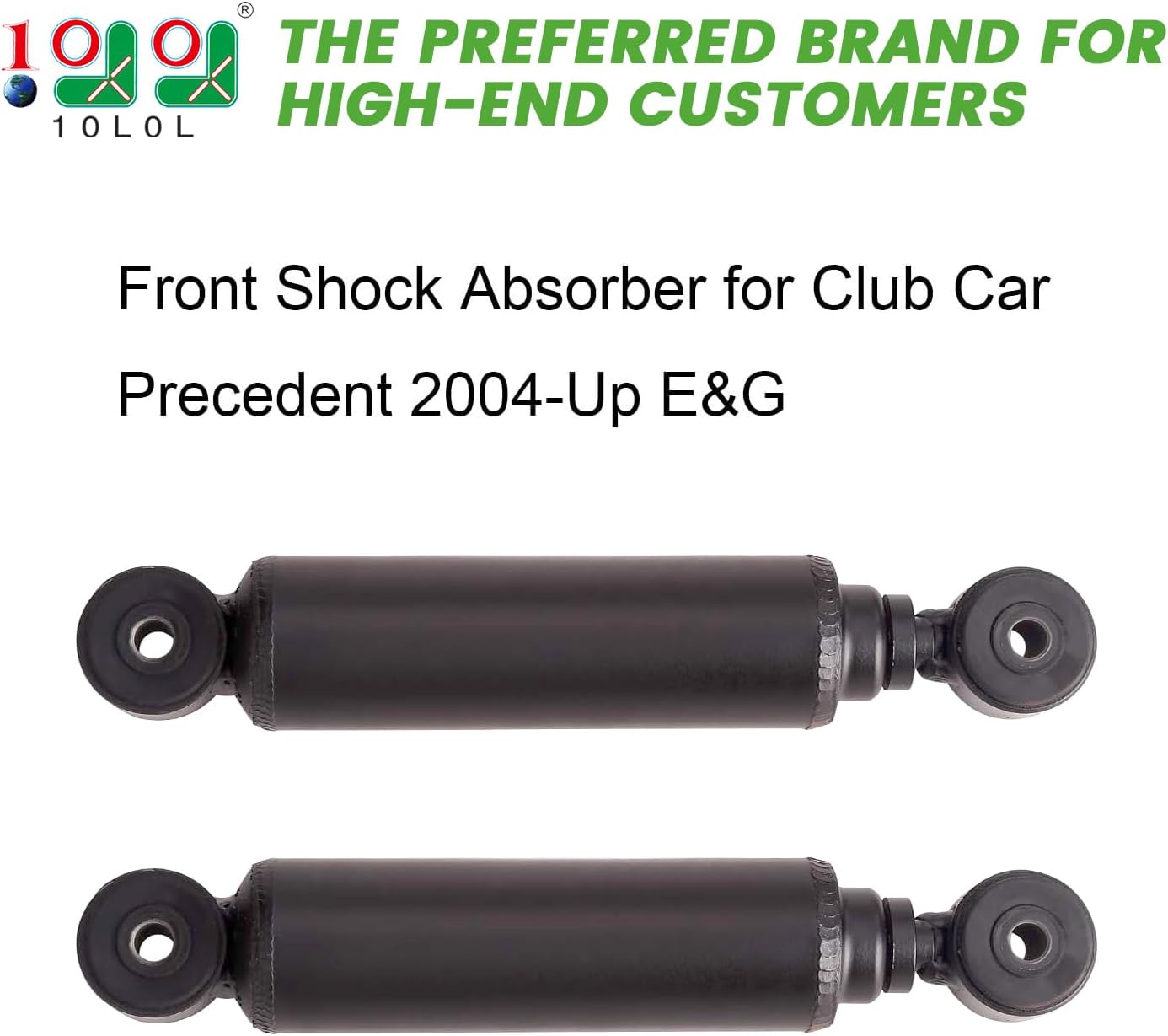 10L0L Golf Cart Front Shocks for Club Car Precedent 2004-Up Electric & Gas,Replace OEM# 102288501, 102588601