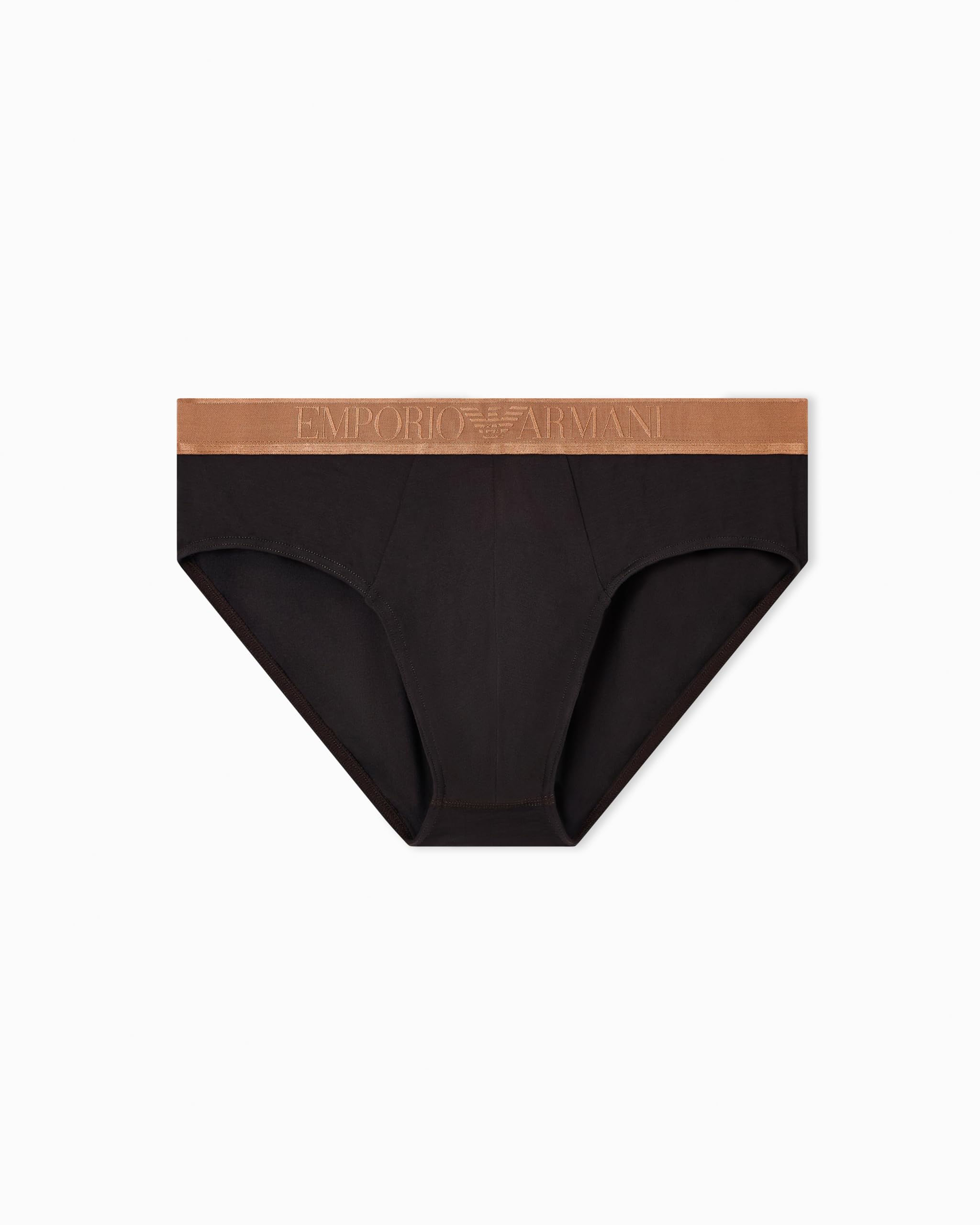 Emporio Armani Man's Soft Modal Brief Brown L