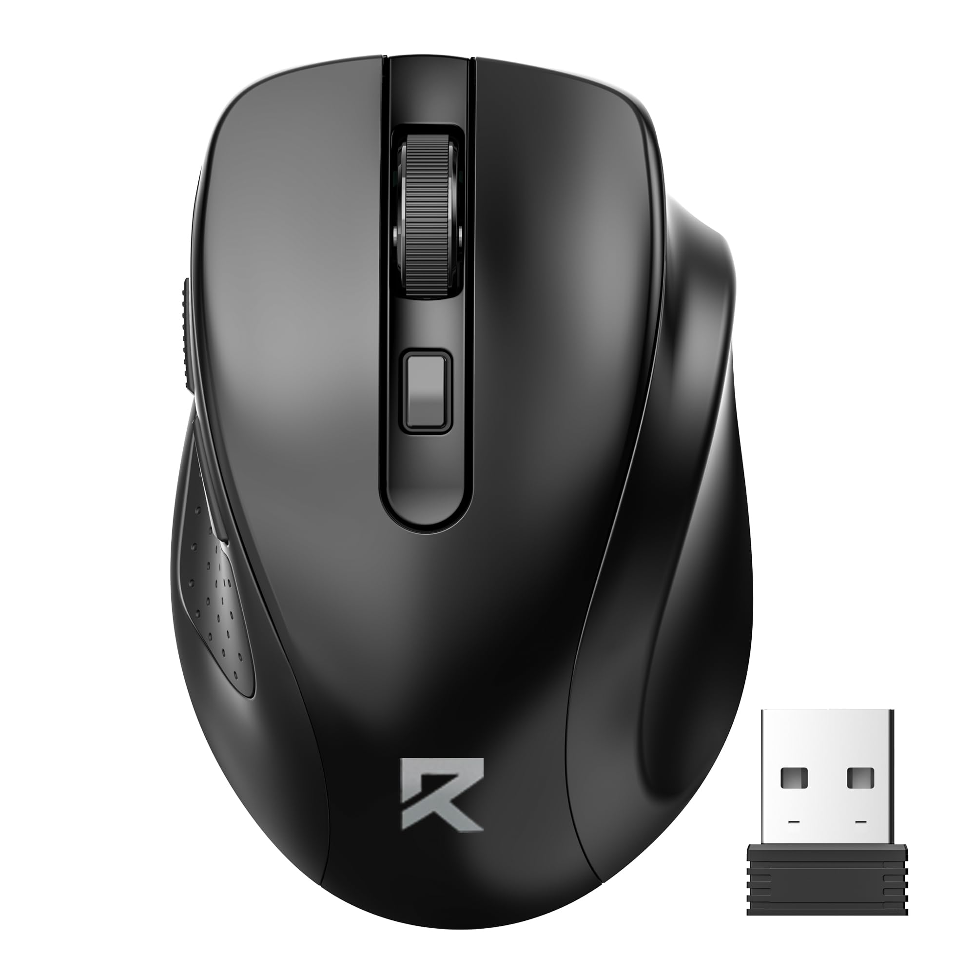 Redragon Wireless Mouse for Laptop 2 4G Optical Computer Mouse 5-Level 4000DPI Office Cordless USB Mice 6 Buttons